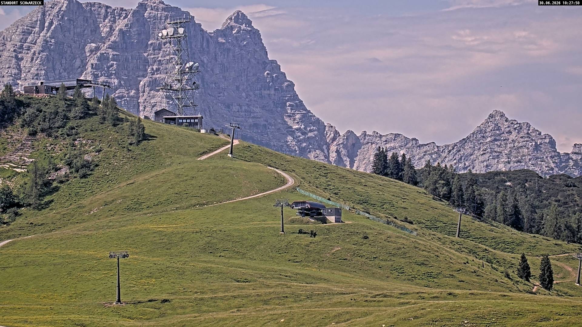 Archived image Webcam Loferer Alm: Schönbühel-view