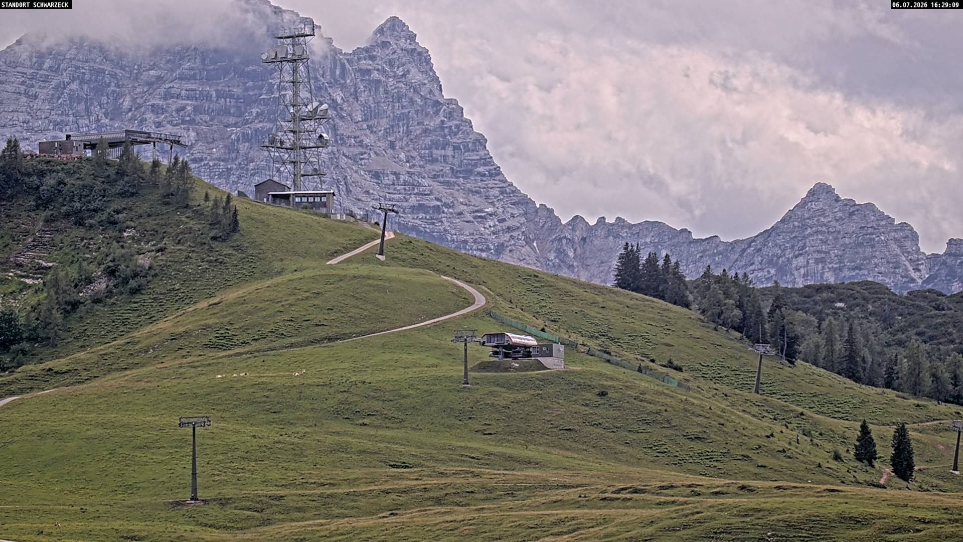 Archiv Foto Webcam Loferer Alm: Schönbühelblick