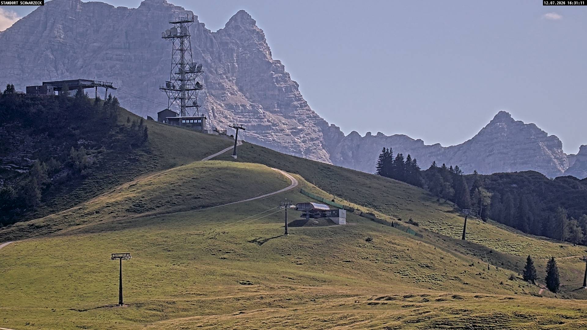 Archived image Webcam Loferer Alm: Schönbühel-view