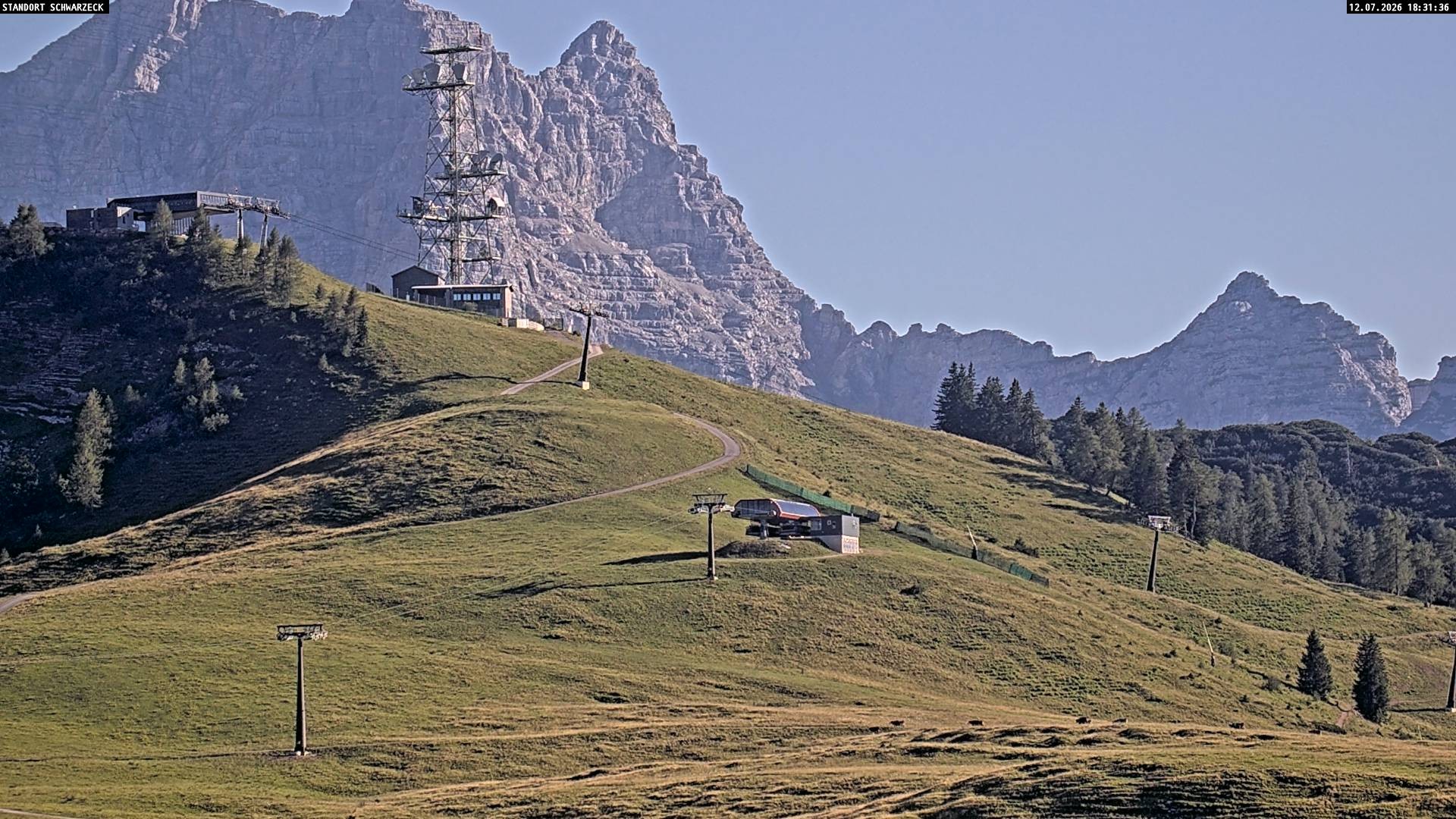 Archived image Webcam Loferer Alm: Schönbühel-view
