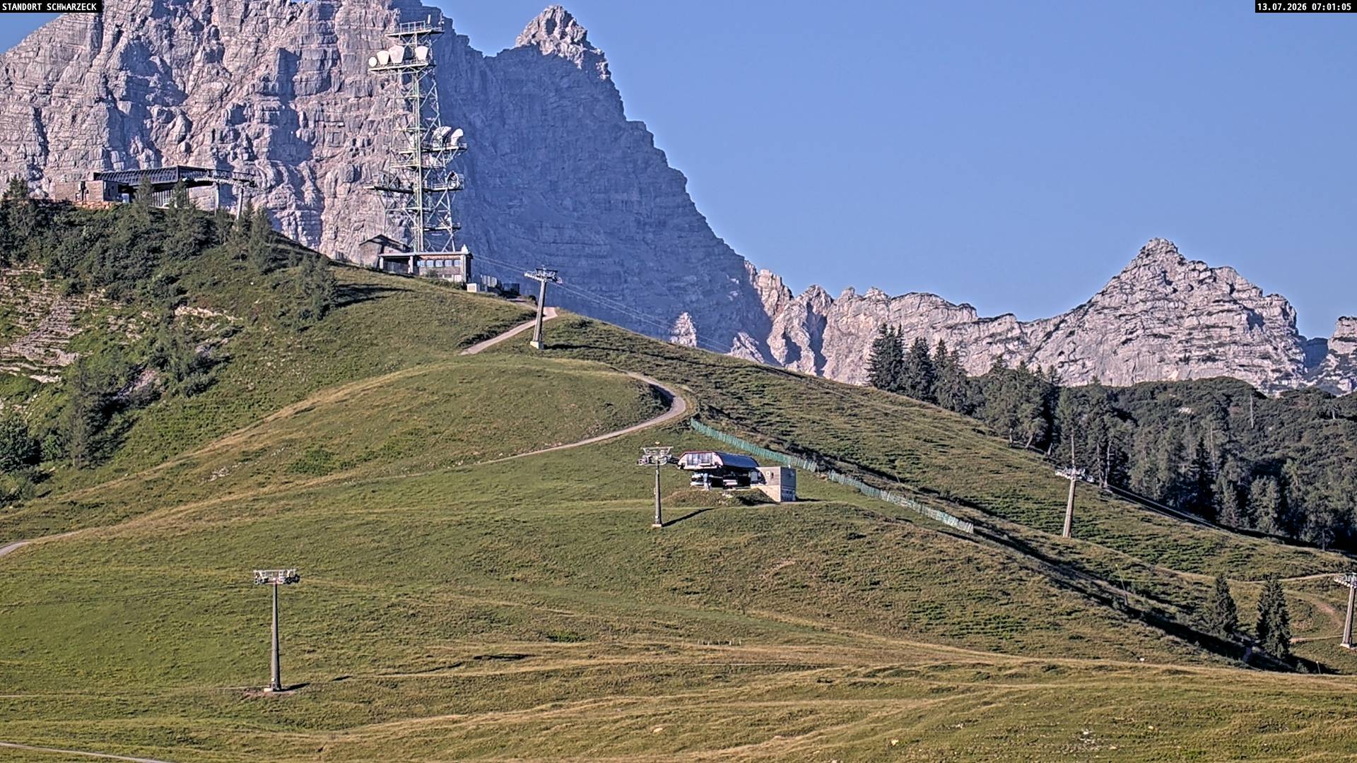 Archiv Foto Webcam Loferer Alm: Schönbühelblick