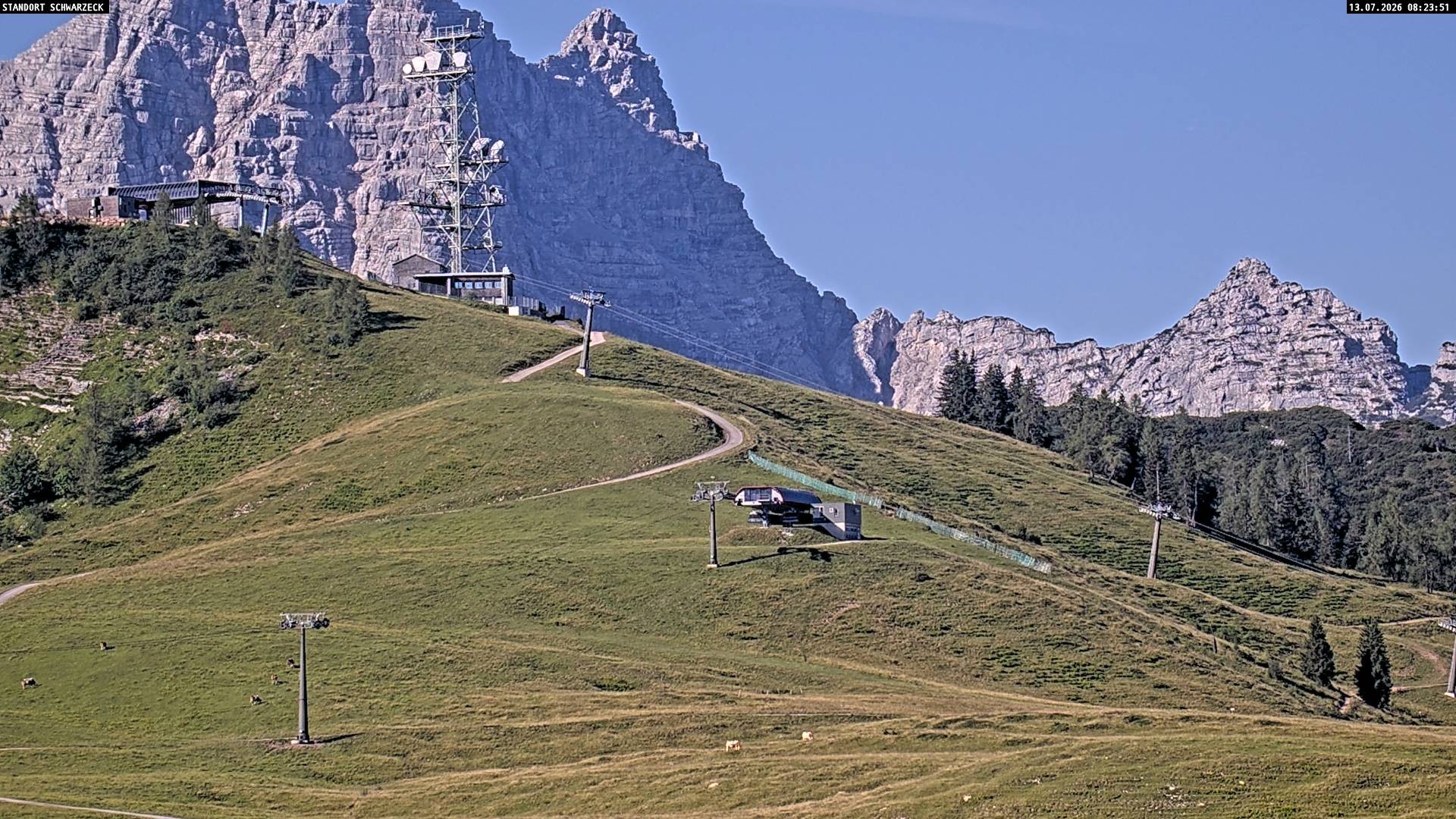 Archiv Foto Webcam Loferer Alm: Schönbühelblick