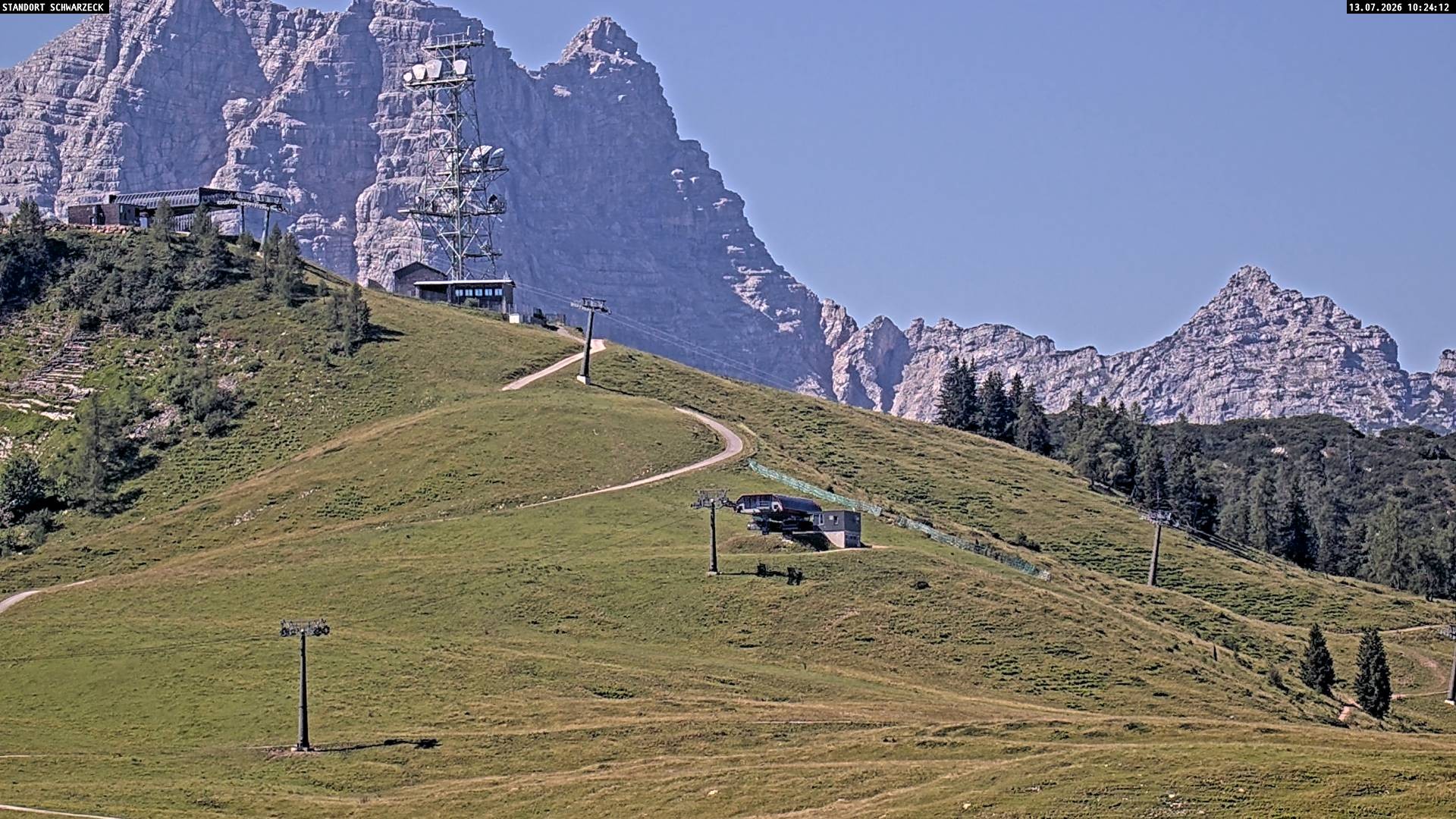 Archiv Foto Webcam Loferer Alm: Schönbühelblick