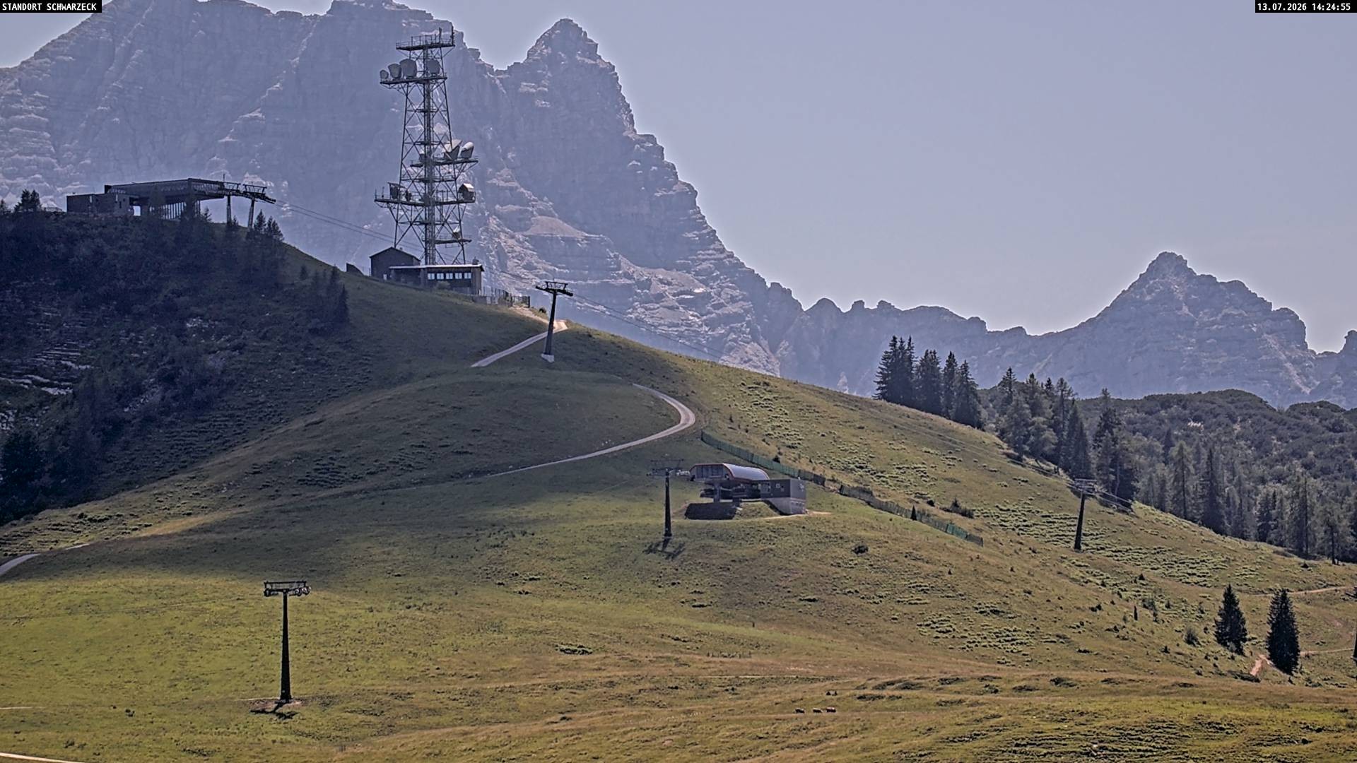 Archiv Foto Webcam Loferer Alm: Schönbühelblick