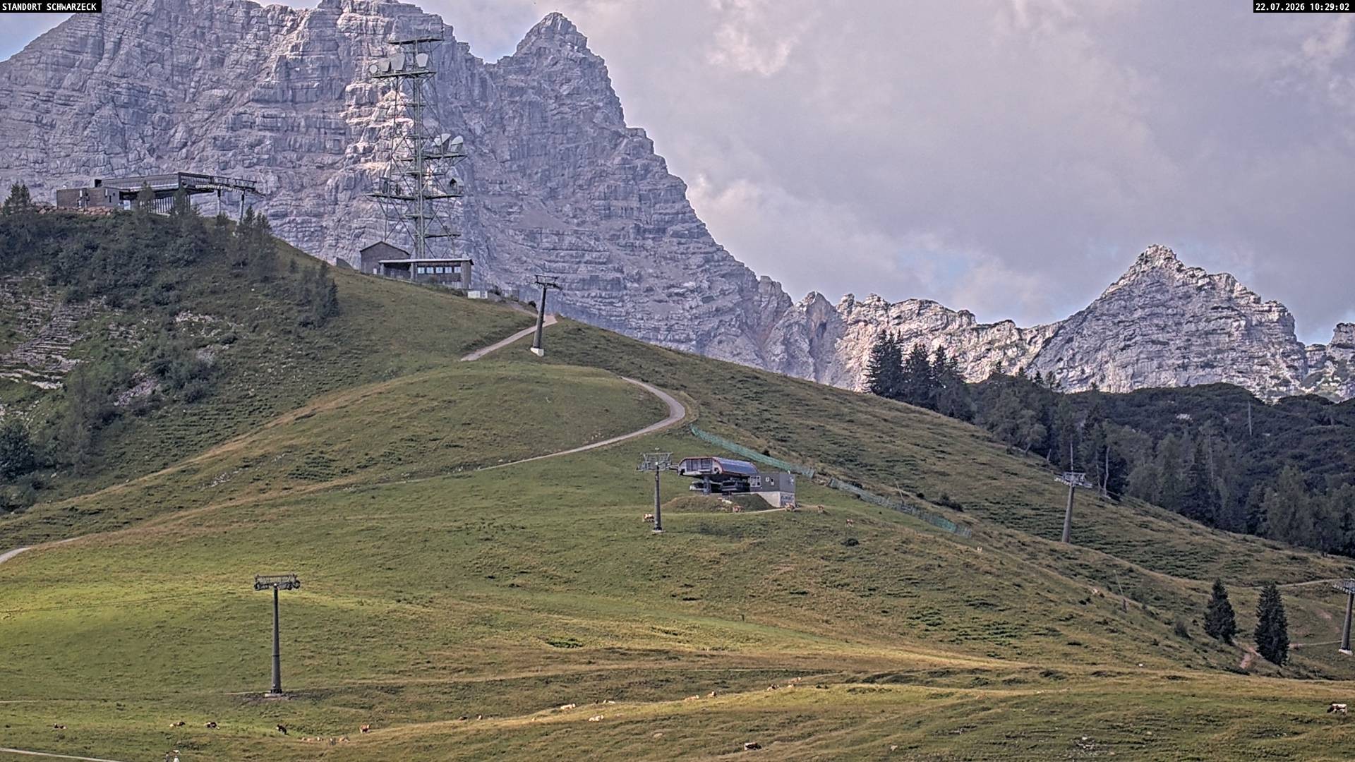 Archiv Foto Webcam Loferer Alm: Schönbühelblick