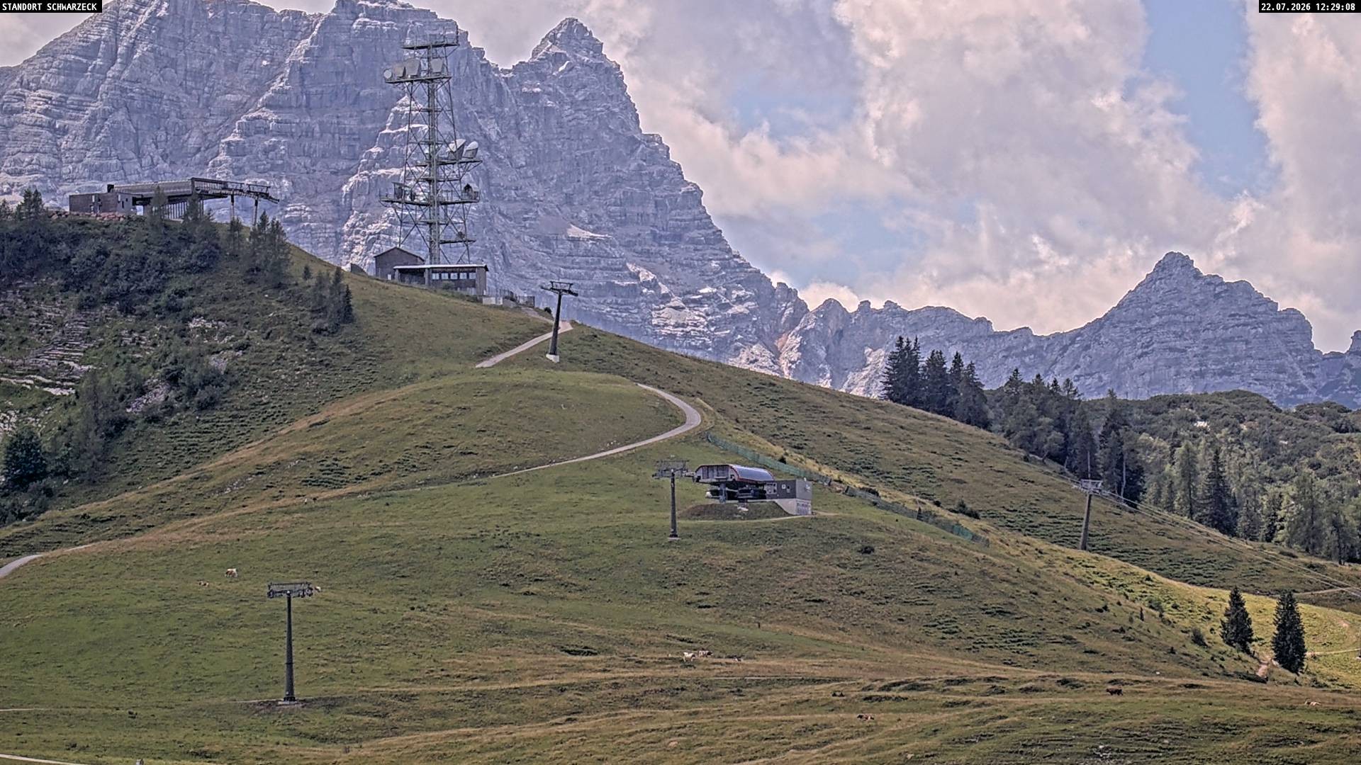 Archiv Foto Webcam Loferer Alm: Schönbühelblick