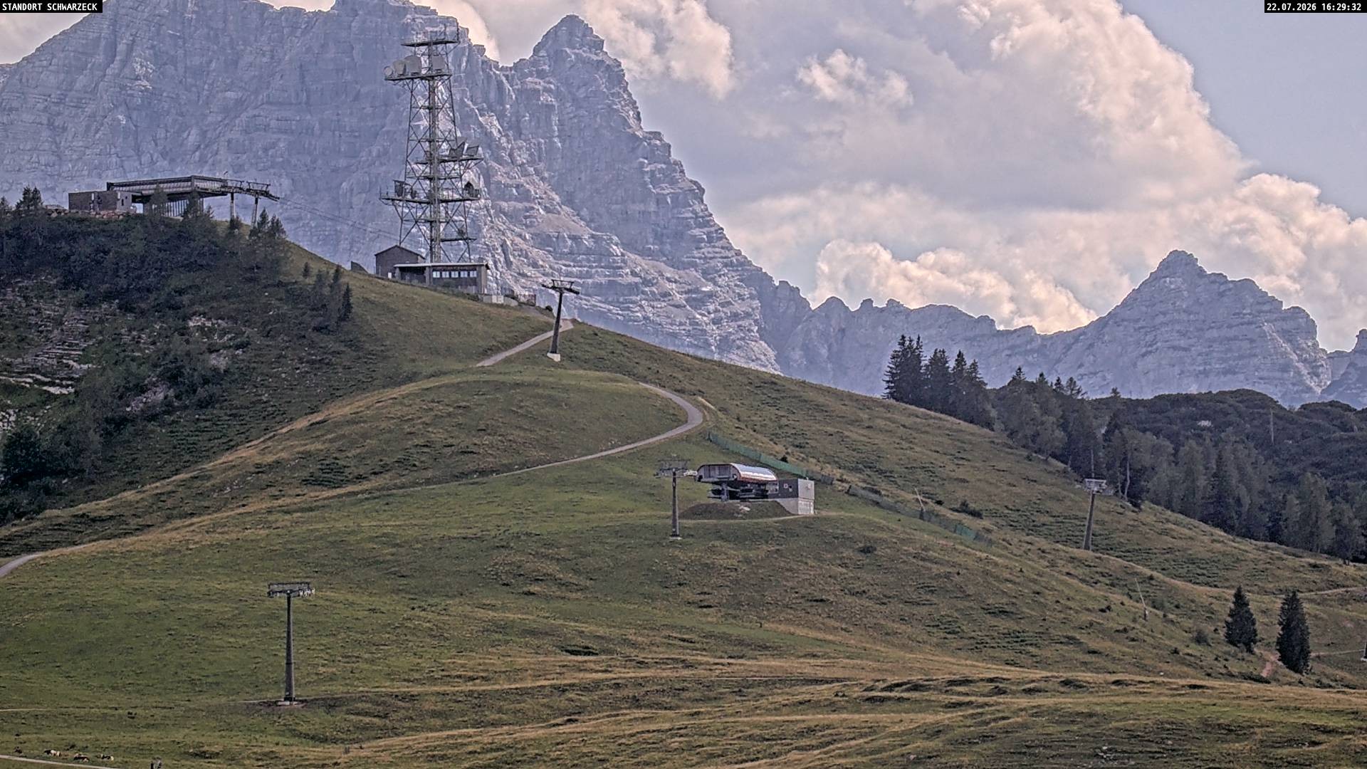 Archiv Foto Webcam Loferer Alm: Schönbühelblick