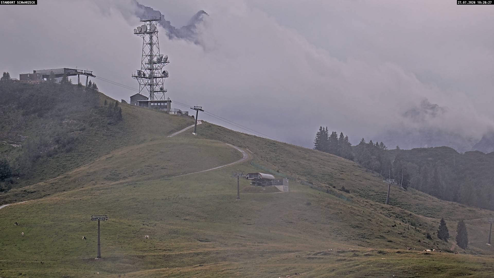 Archiv Foto Webcam Loferer Alm: Schönbühelblick