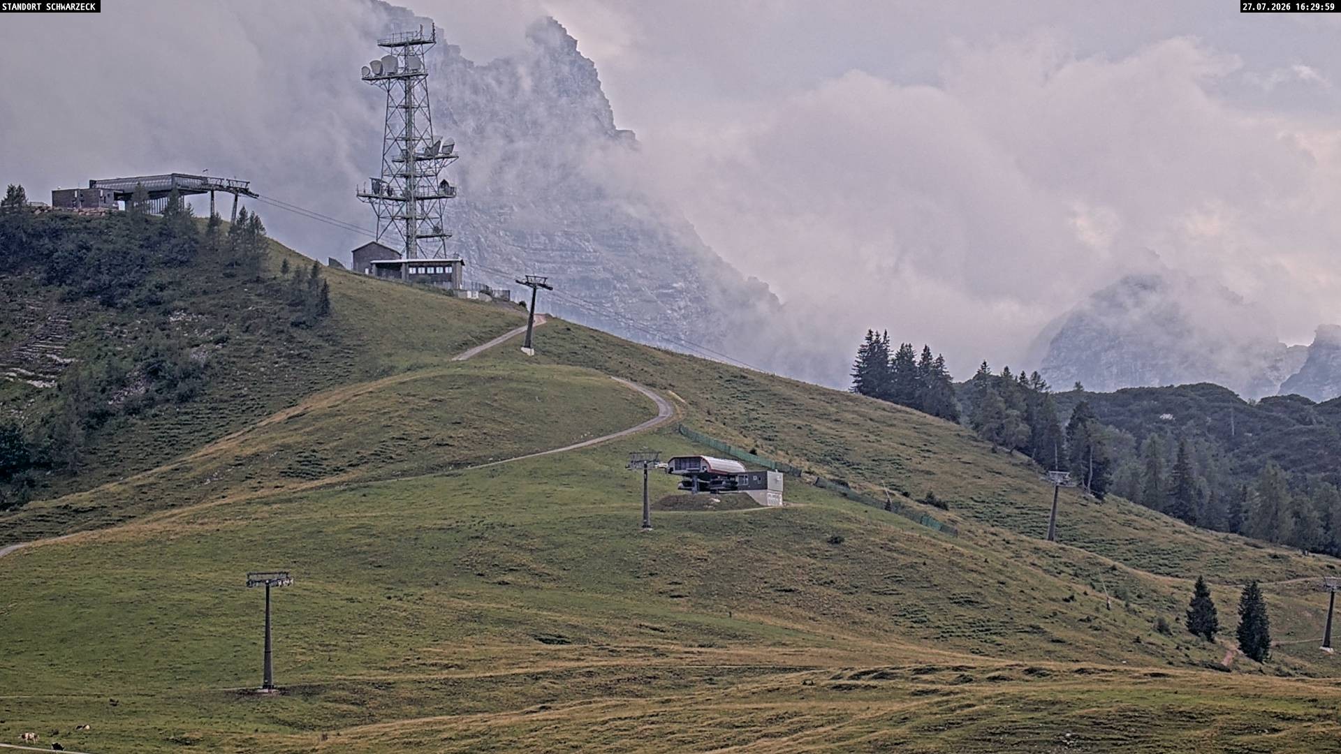 Archiv Foto Webcam Loferer Alm: Schönbühelblick