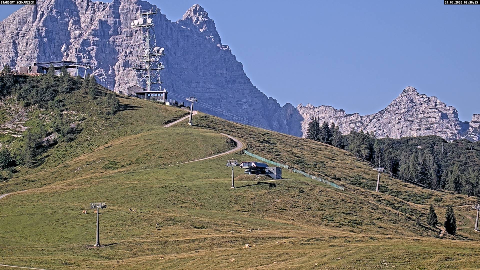 Archiv Foto Webcam Loferer Alm: Schönbühelblick