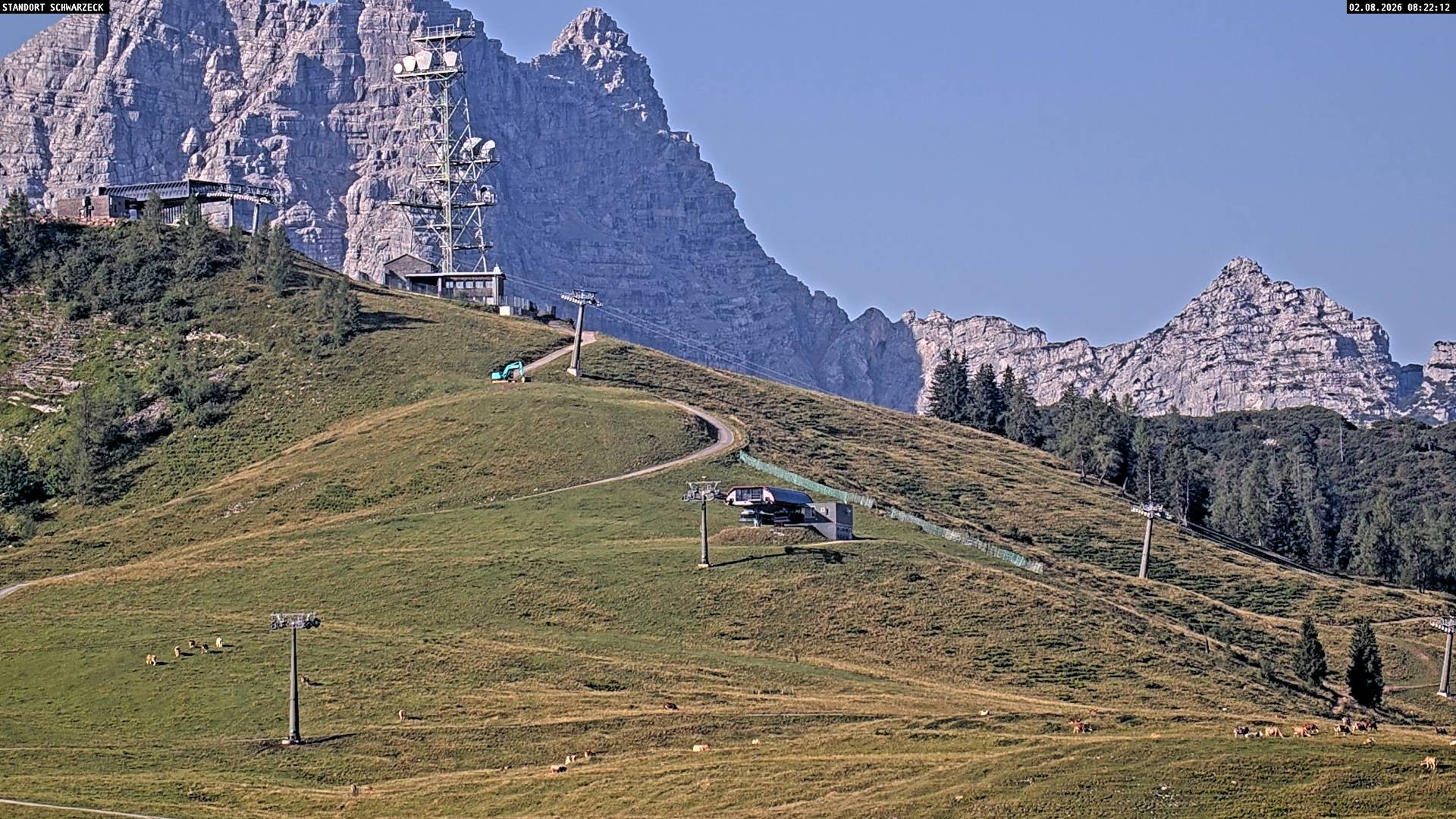 Archiv Foto Webcam Loferer Alm: Schönbühelblick