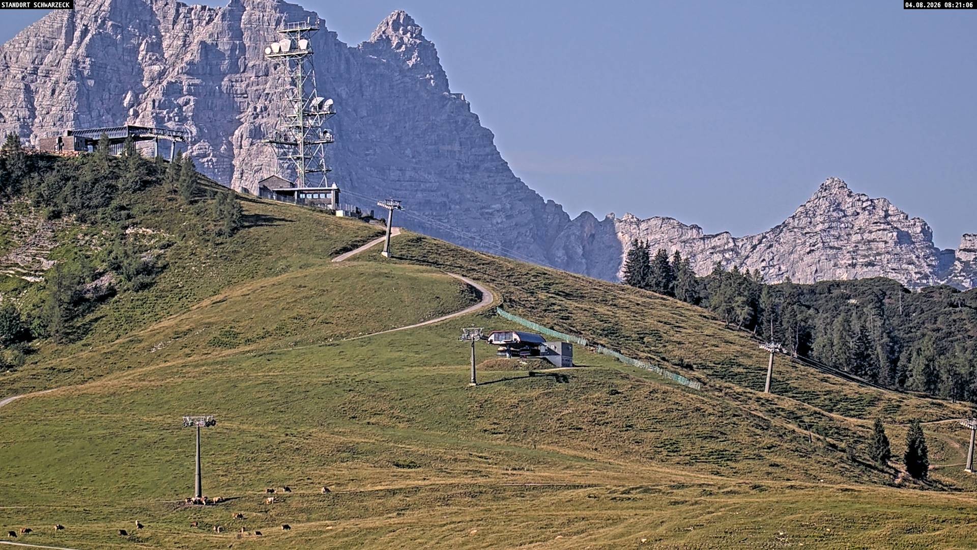 Archiv Foto Webcam Loferer Alm: Schönbühelblick
