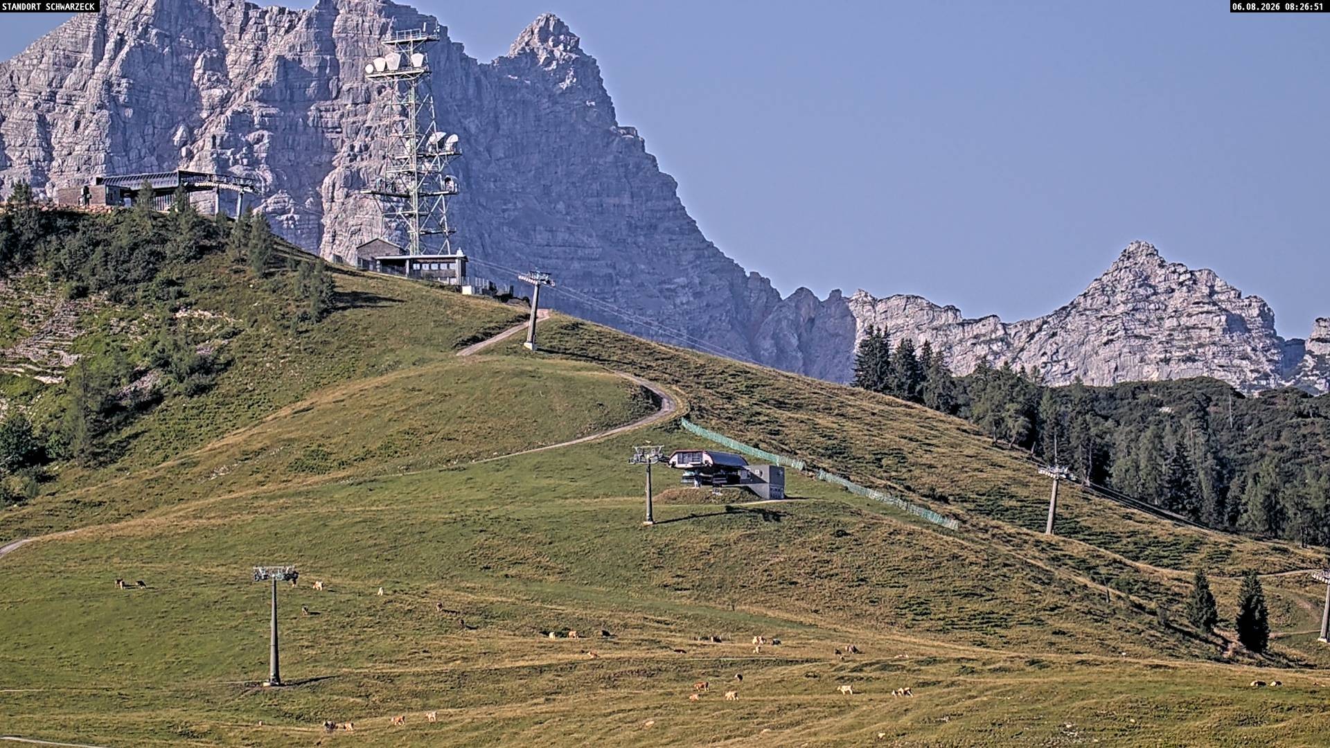 Archiv Foto Webcam Loferer Alm: Schönbühelblick