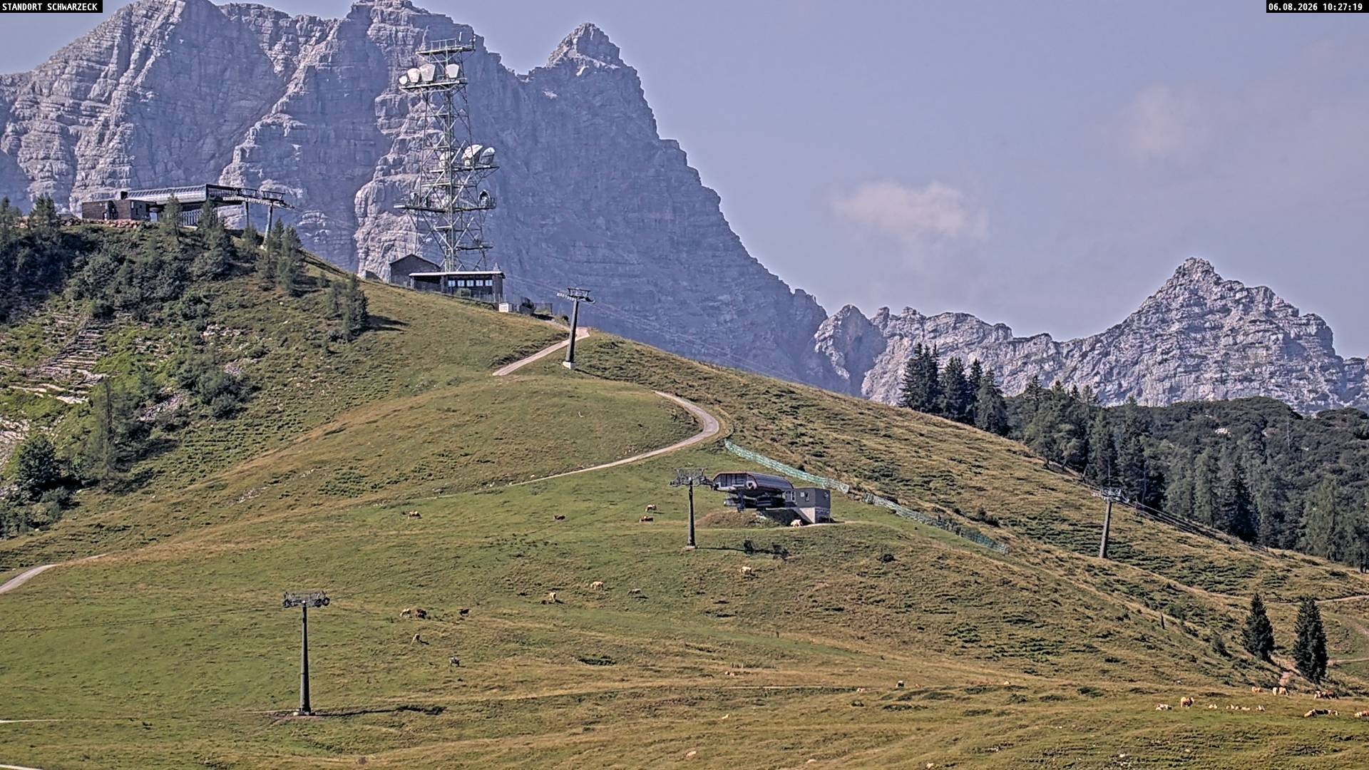 Archiv Foto Webcam Loferer Alm: Schönbühelblick
