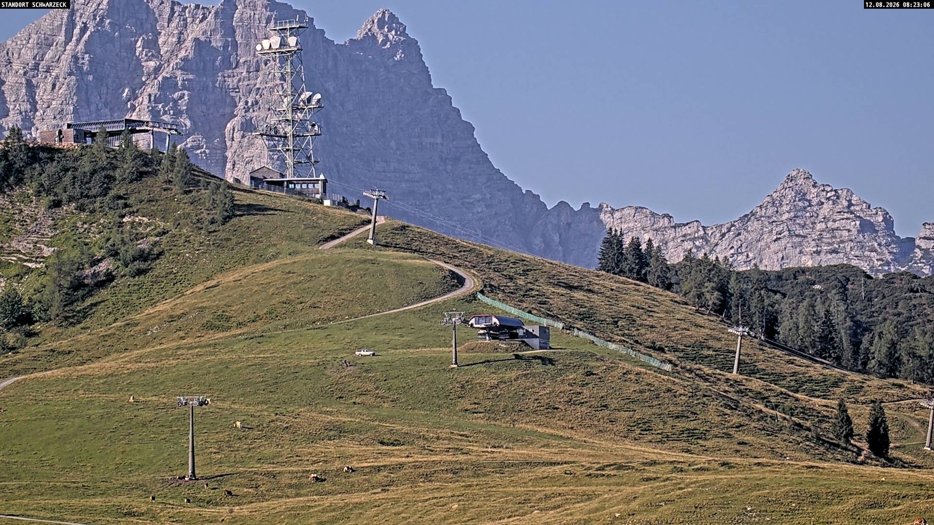 Archiv Foto Webcam Loferer Alm: Schönbühelblick