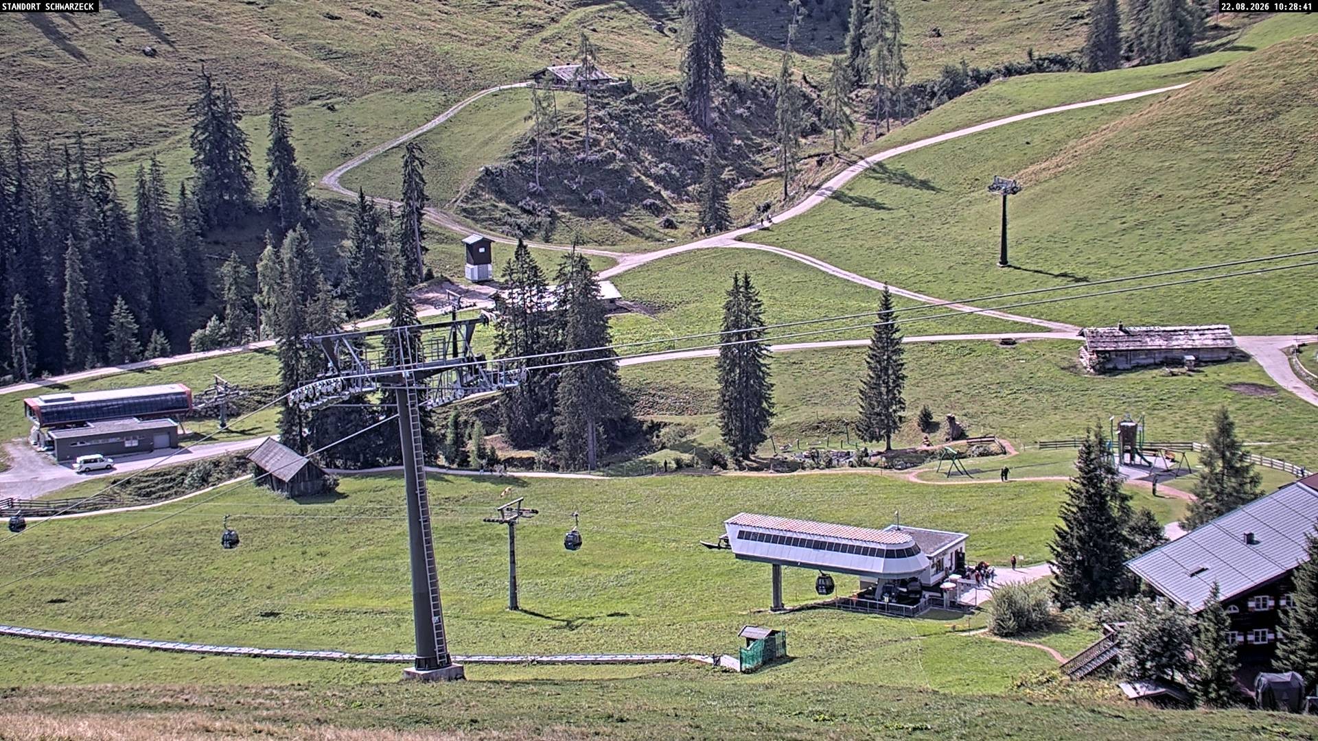 Archiv Foto Webcam Loferer Alm: Schönbühelblick