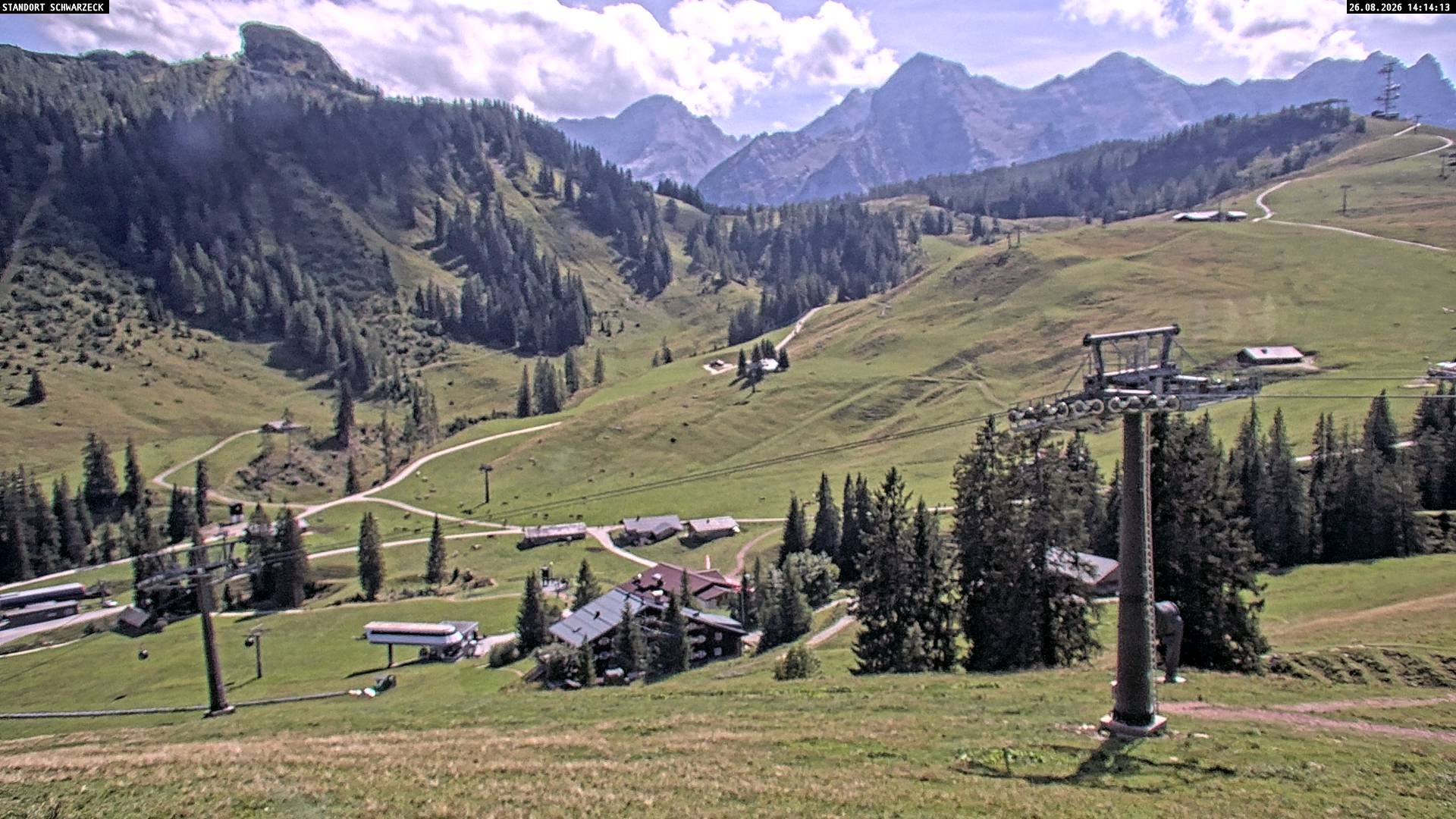 Archiv Foto Webcam Loferer Alm: Schönbühelblick