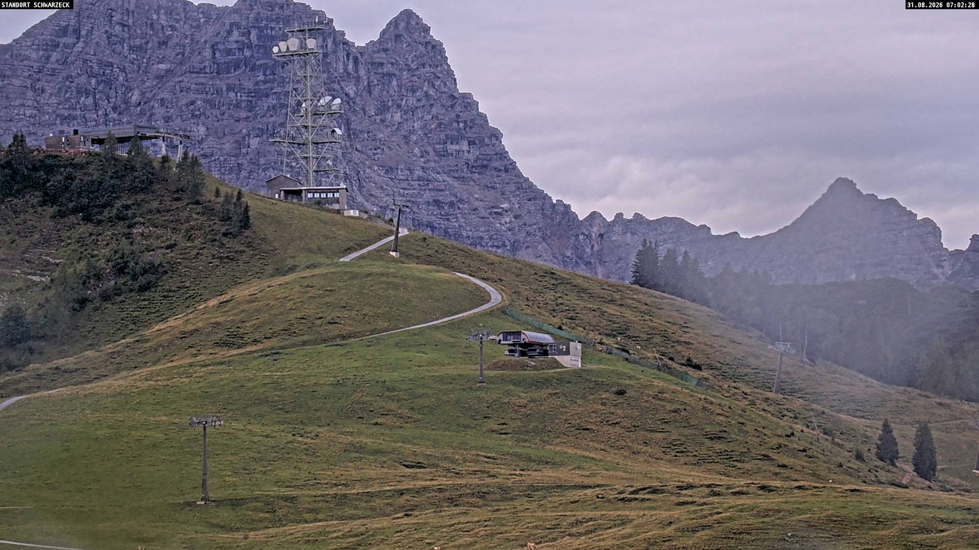 Archiv Foto Webcam Loferer Alm: Schönbühelblick