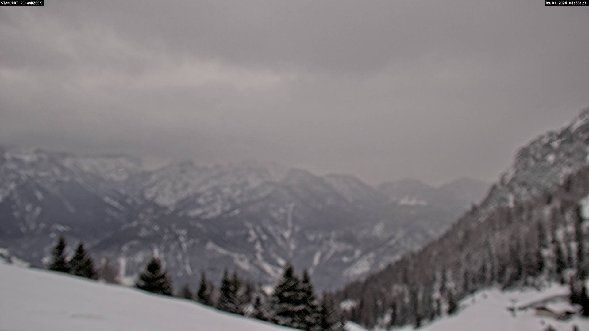 Archiv Foto Webcam Blick von Lofer auf die Berchtesgadener Alpen