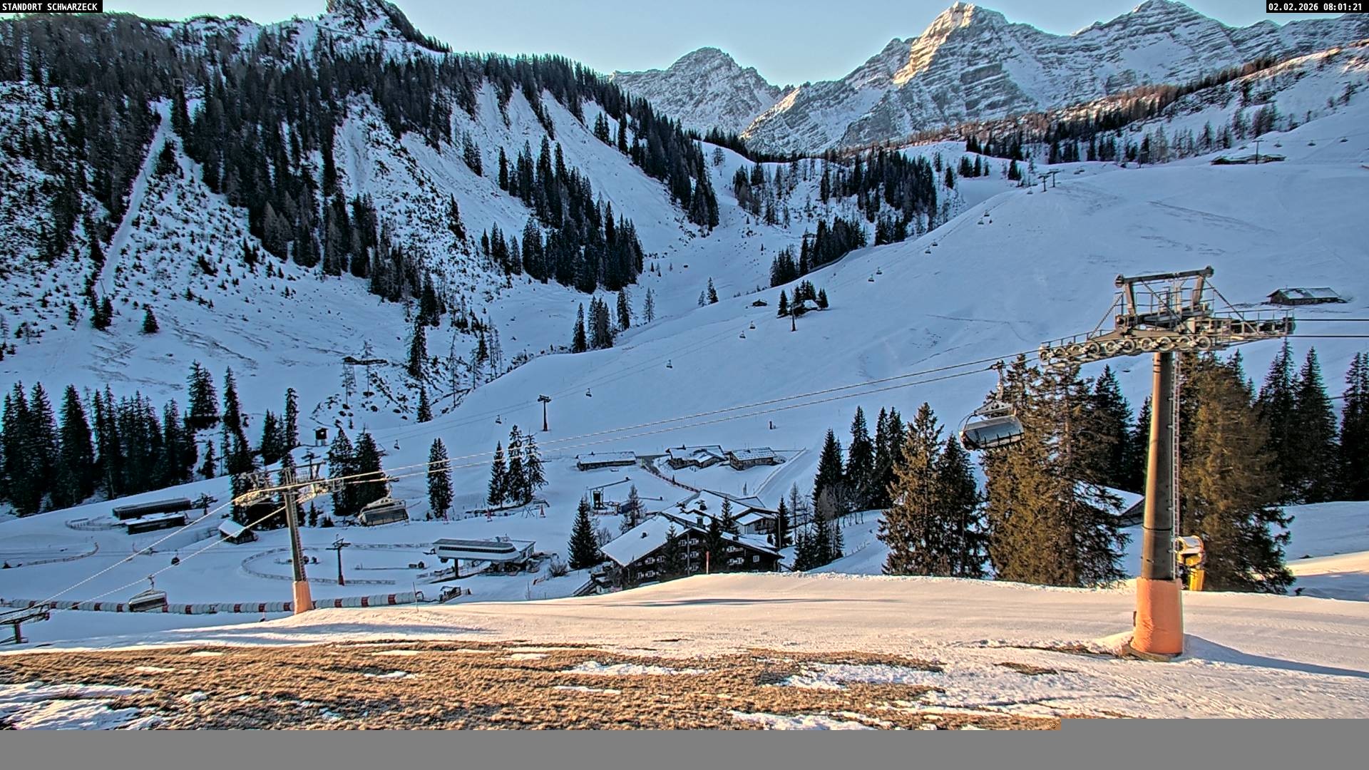 Archiv Foto Webcam Blick von Lofer auf die Berchtesgadener Alpen