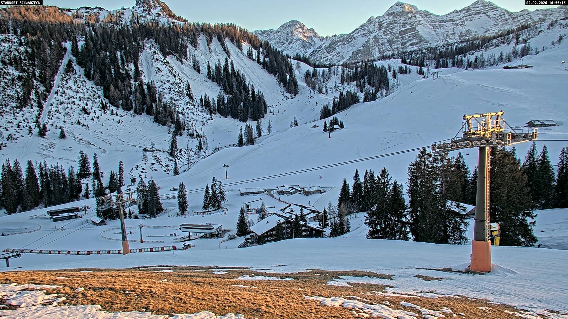 Archiv Foto Webcam Blick von Lofer auf die Berchtesgadener Alpen