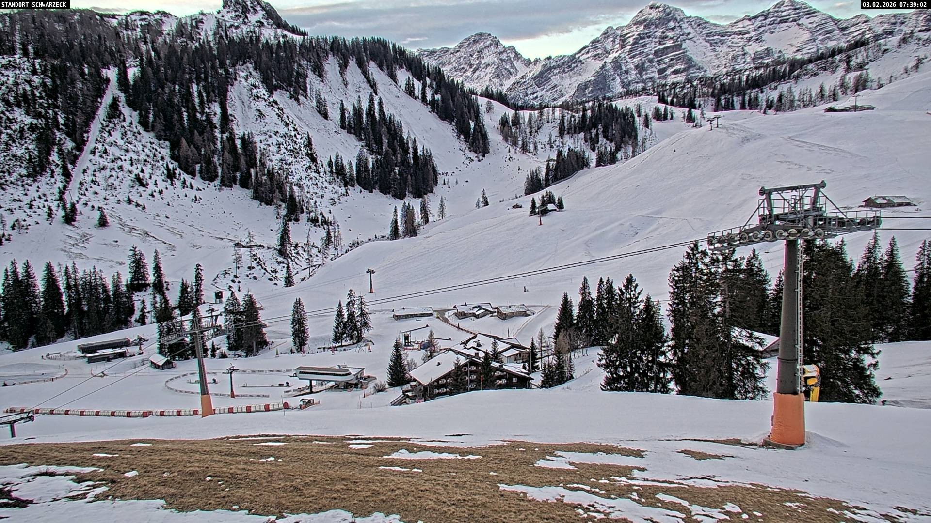 Archiv Foto Webcam Blick von Lofer auf die Berchtesgadener Alpen