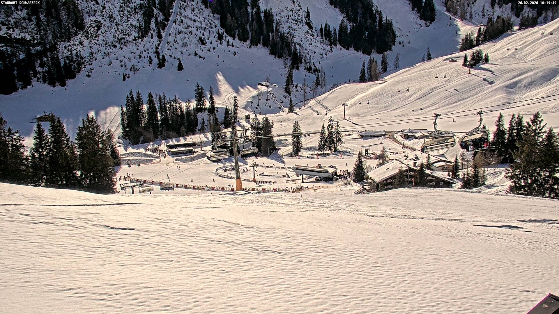 Archived image Webcam Alps of Berchtesgaden from Lofer, Tyrol