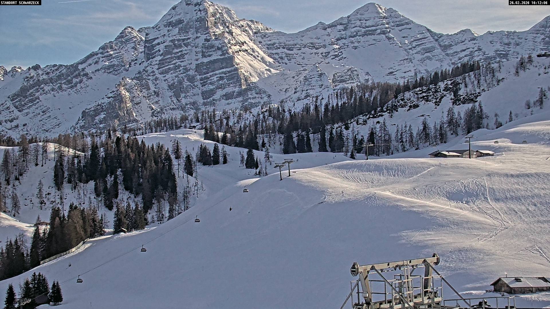 Archived image Webcam Alps of Berchtesgaden from Lofer, Tyrol