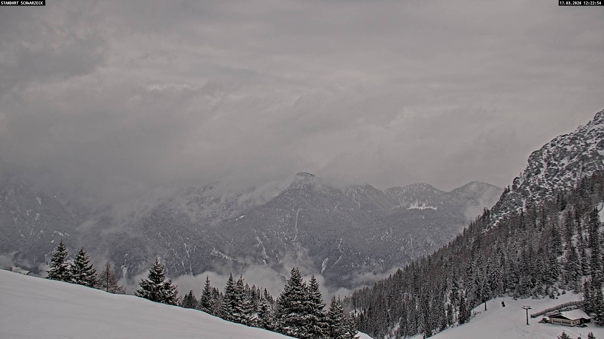 Archiv Foto Webcam Blick von Lofer auf die Berchtesgadener Alpen