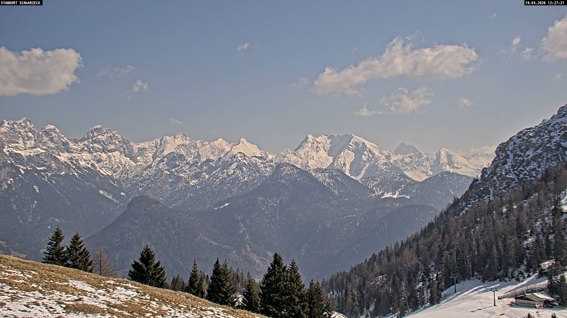 Archived image Webcam Alps of Berchtesgaden from Lofer, Tyrol