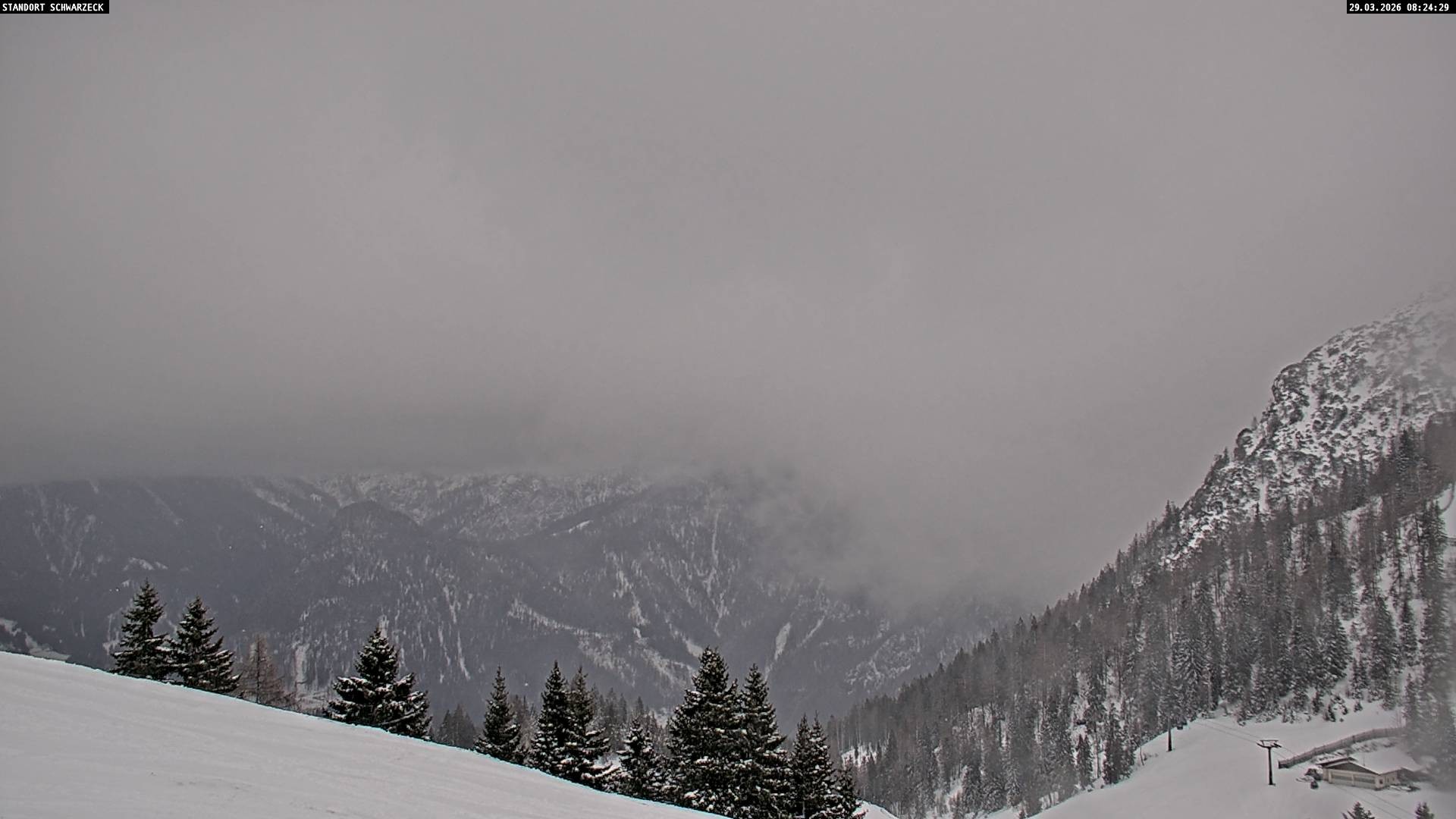 Archiv Foto Webcam Blick von Lofer auf die Berchtesgadener Alpen