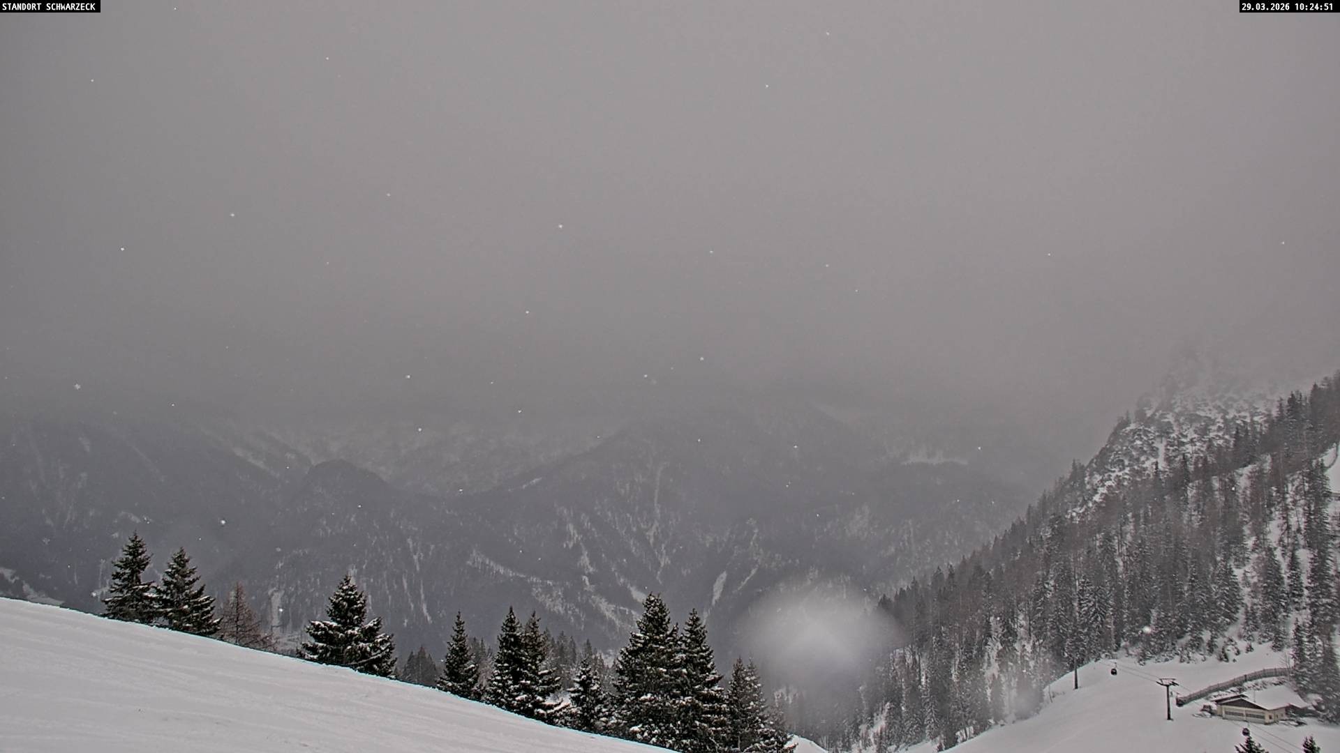 Archiv Foto Webcam Blick von Lofer auf die Berchtesgadener Alpen