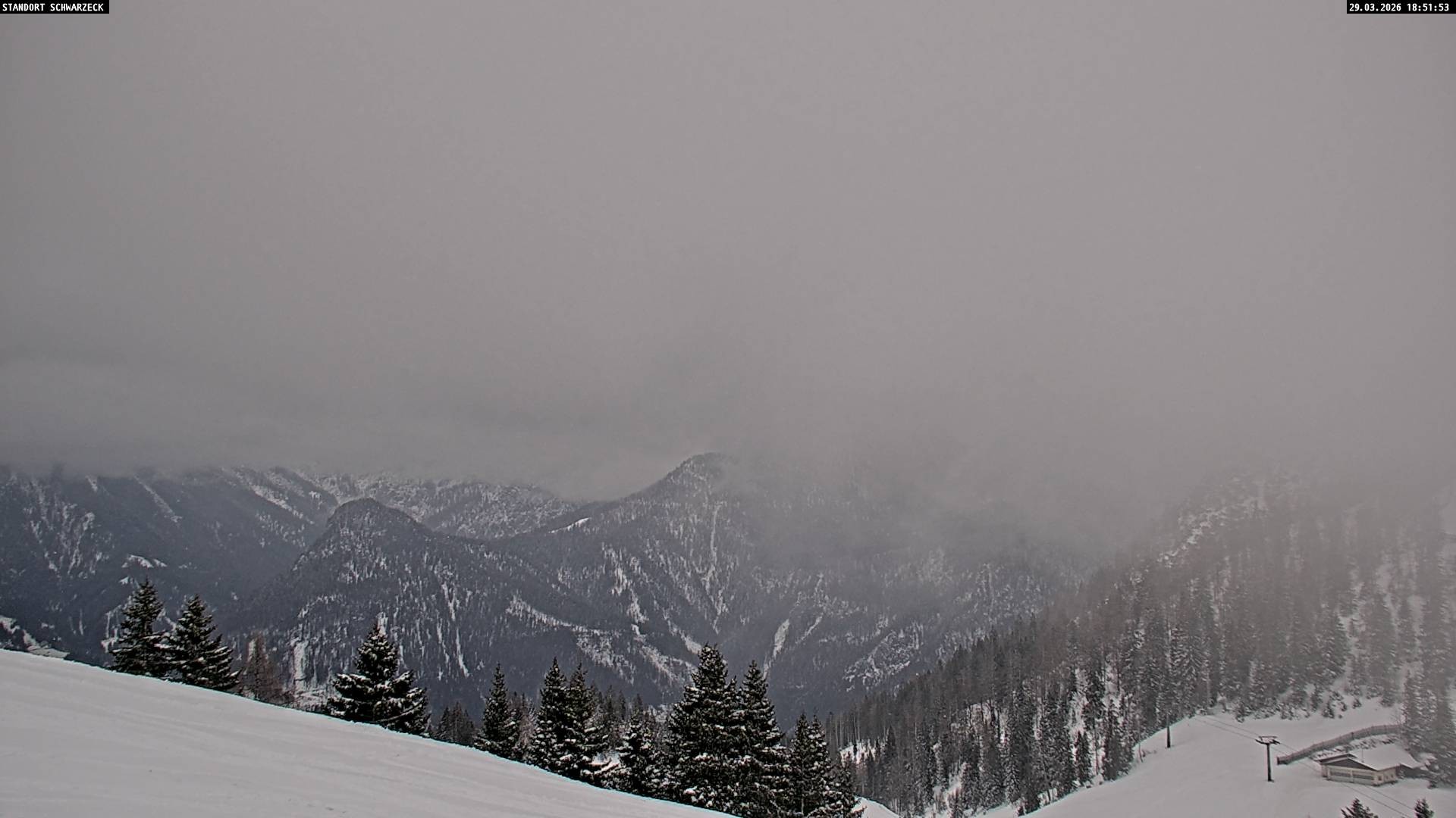 Archiv Foto Webcam Blick von Lofer auf die Berchtesgadener Alpen