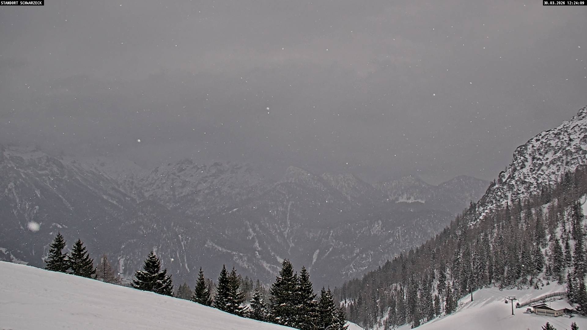 Archived image Webcam Alps of Berchtesgaden from Lofer, Tyrol