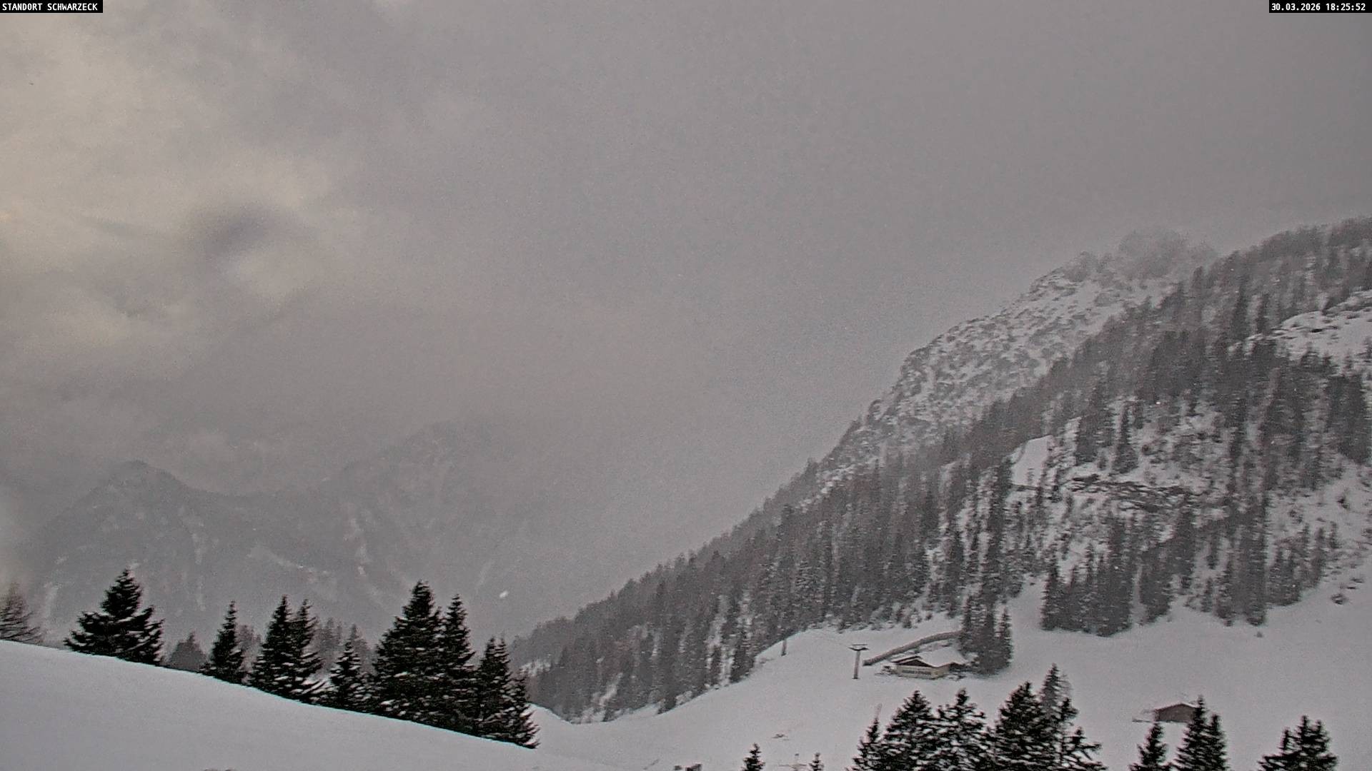 Archiv Foto Webcam Blick von Lofer auf die Berchtesgadener Alpen