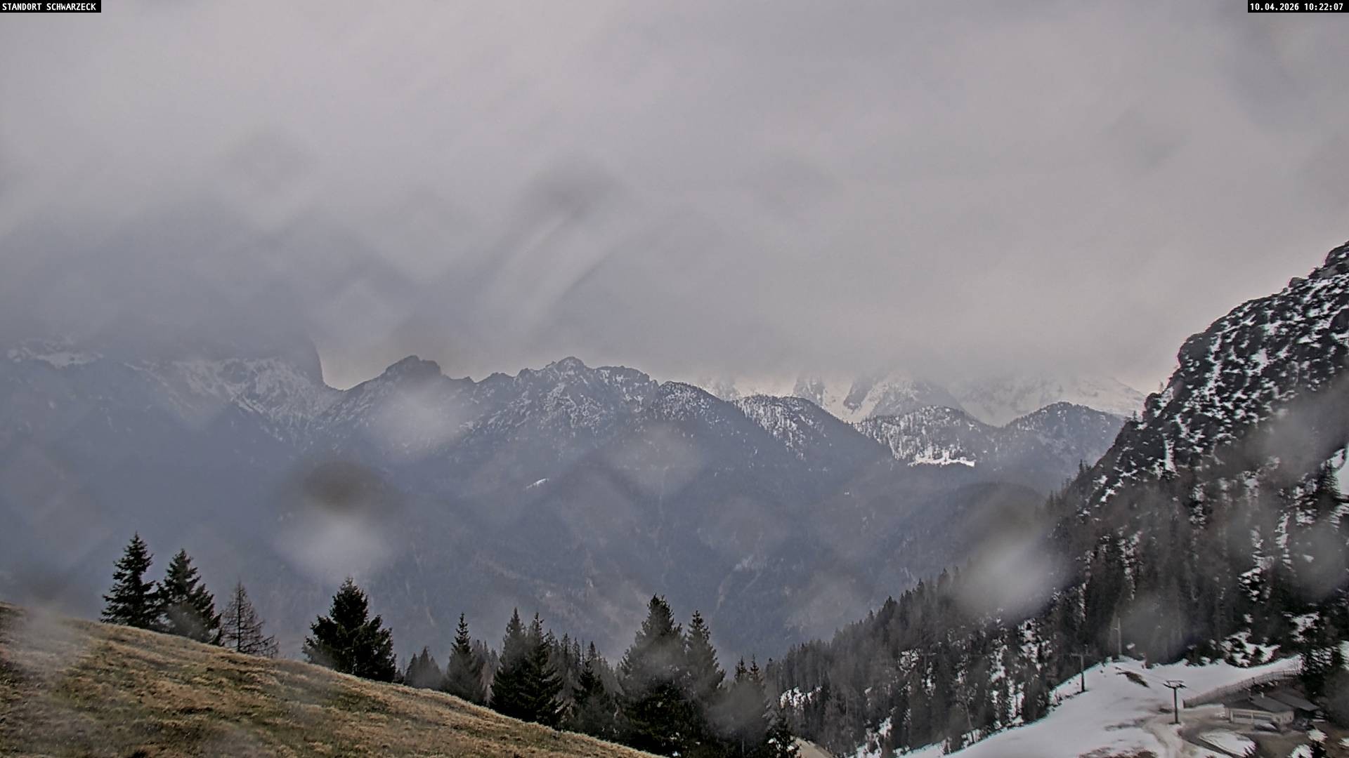 Archiv Foto Webcam Blick von Lofer auf die Berchtesgadener Alpen