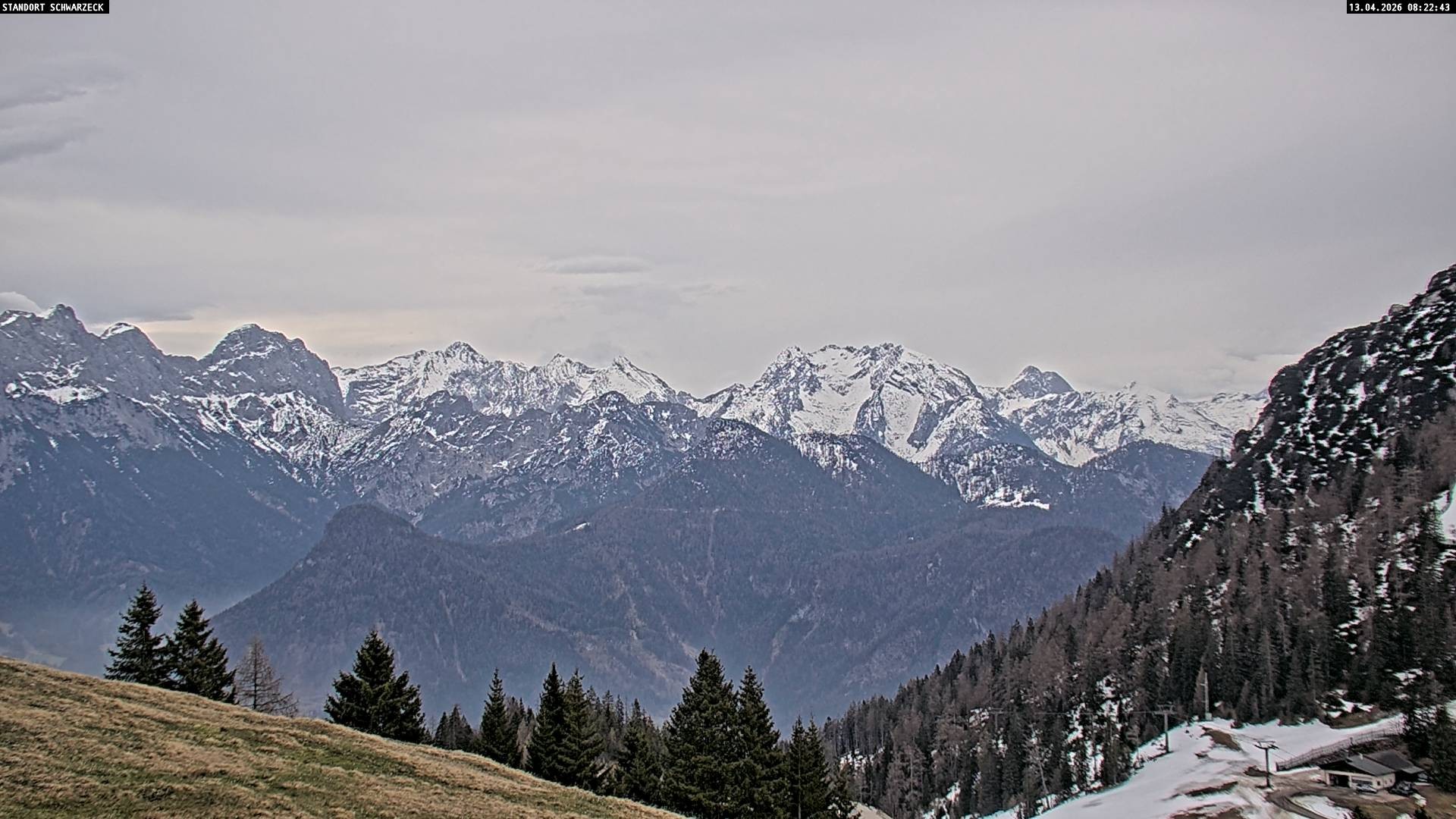 Archiv Foto Webcam Blick von Lofer auf die Berchtesgadener Alpen