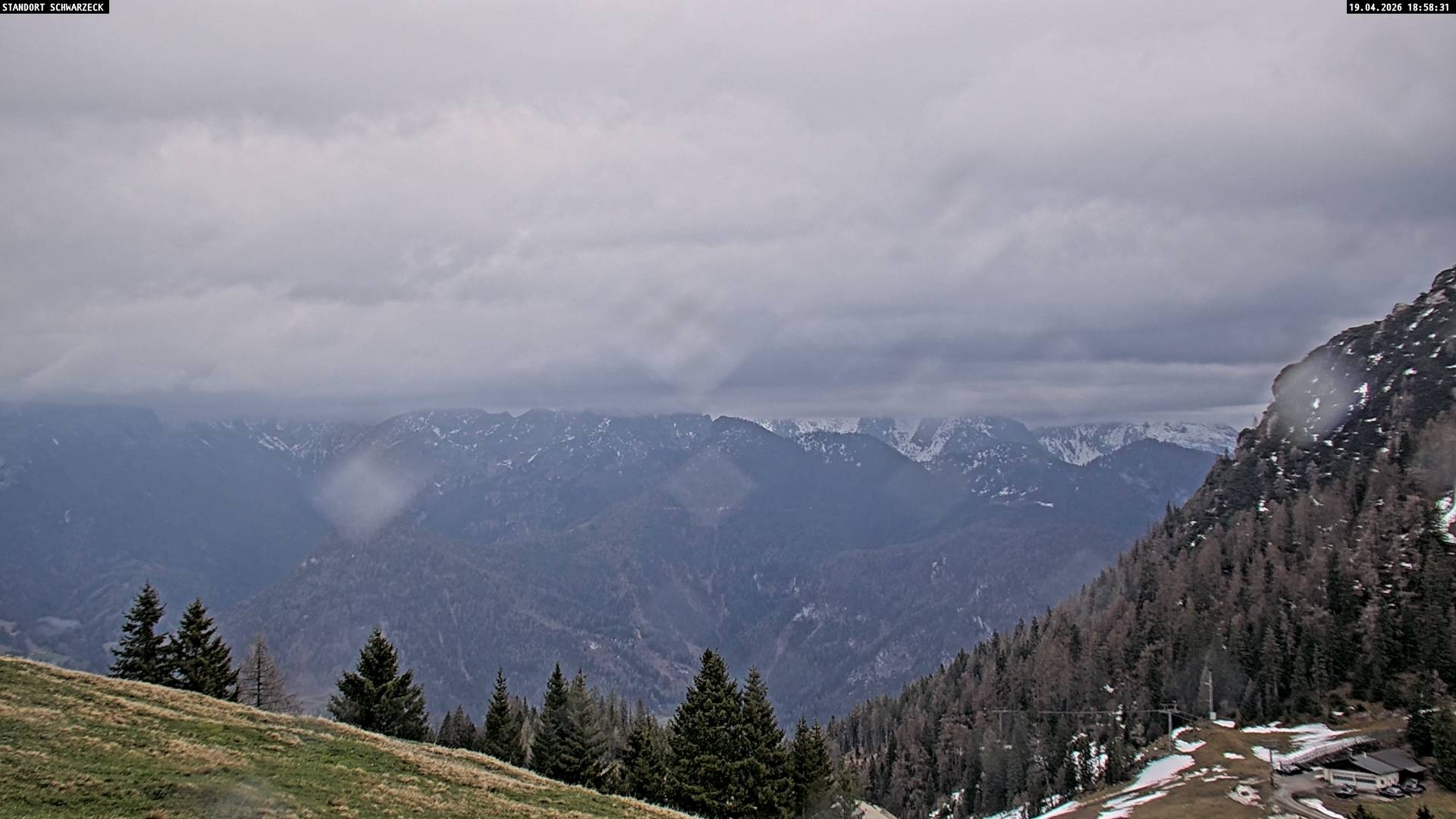 Archiv Foto Webcam Blick von Lofer auf die Berchtesgadener Alpen