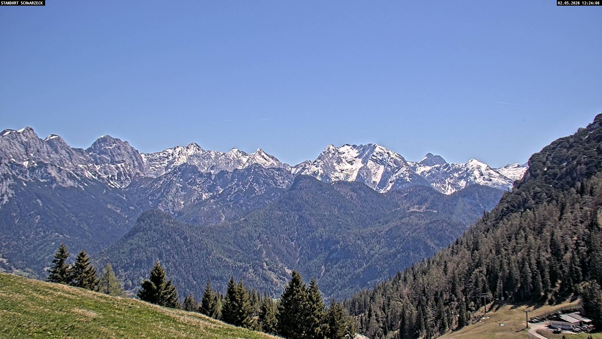 Archived image Webcam Alps of Berchtesgaden from Lofer, Tyrol