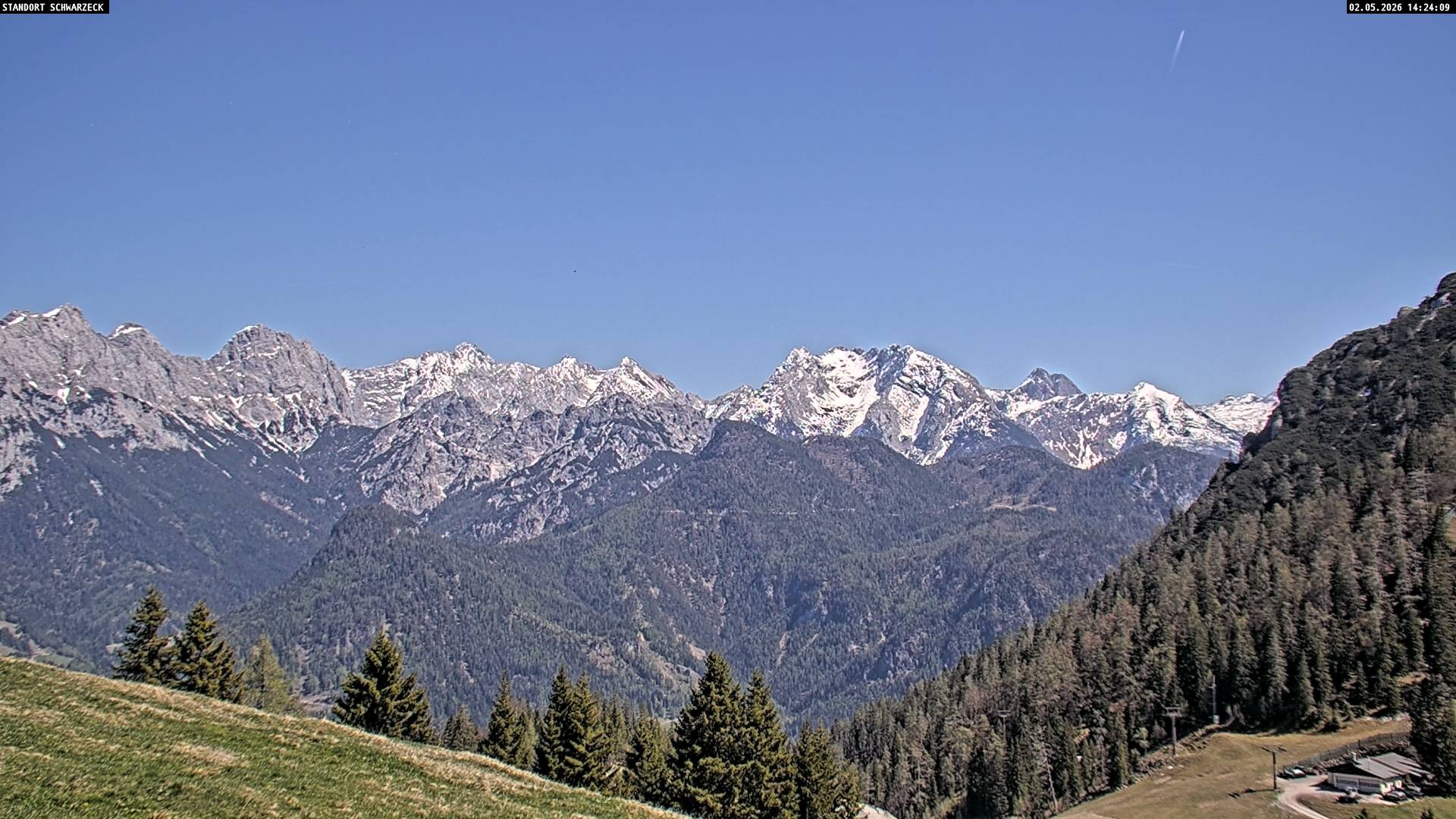 Archived image Webcam Alps of Berchtesgaden from Lofer, Tyrol
