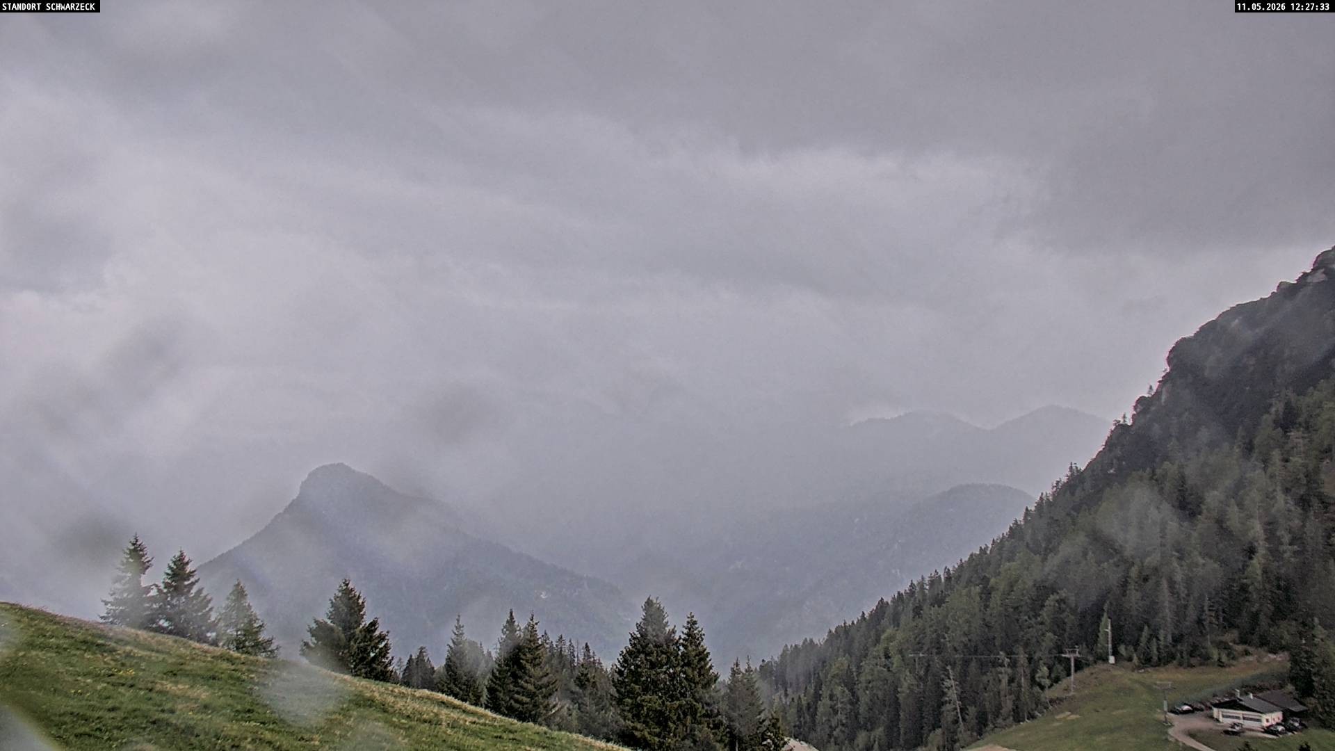 Archiv Foto Webcam Blick von Lofer auf die Berchtesgadener Alpen
