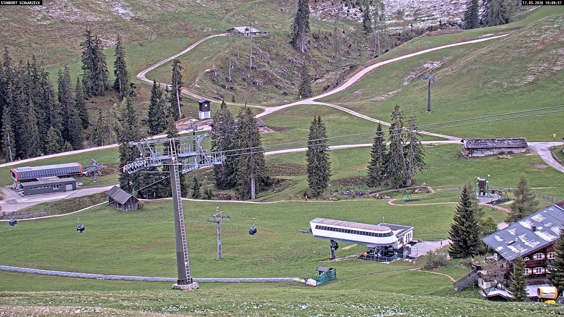 Archiv Foto Webcam Blick von Lofer auf die Berchtesgadener Alpen