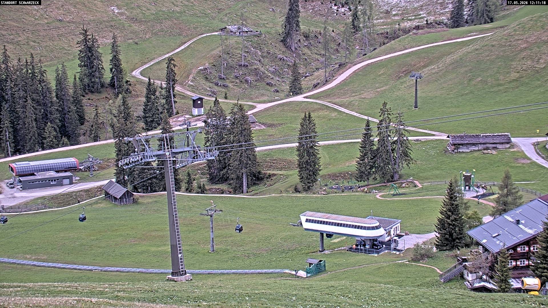 Archiv Foto Webcam Blick von Lofer auf die Berchtesgadener Alpen