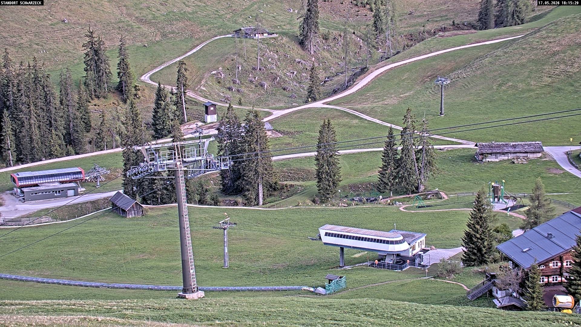 Archiv Foto Webcam Blick von Lofer auf die Berchtesgadener Alpen