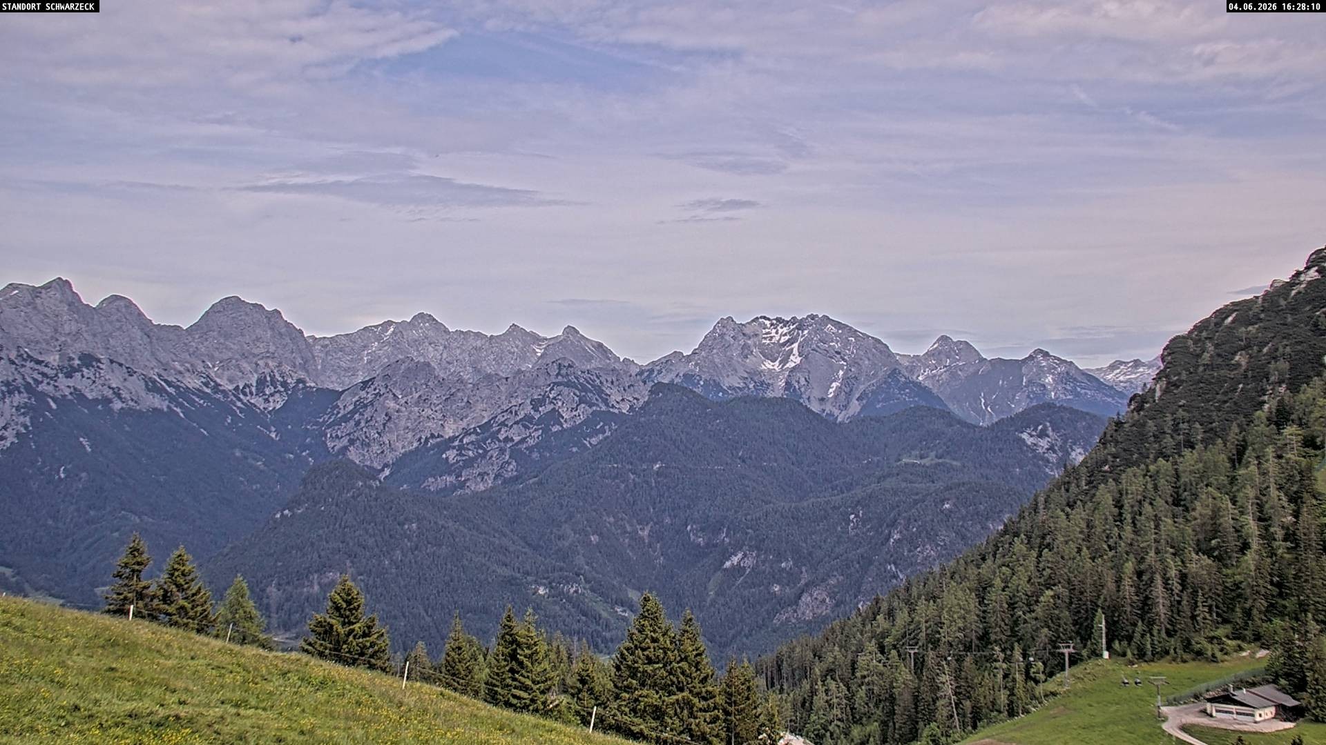 Archiv Foto Webcam Blick von Lofer auf die Berchtesgadener Alpen