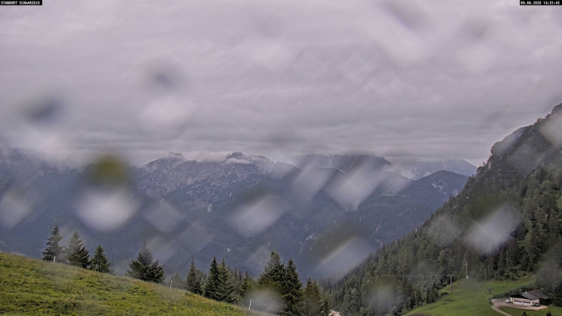Archiv Foto Webcam Blick von Lofer auf die Berchtesgadener Alpen