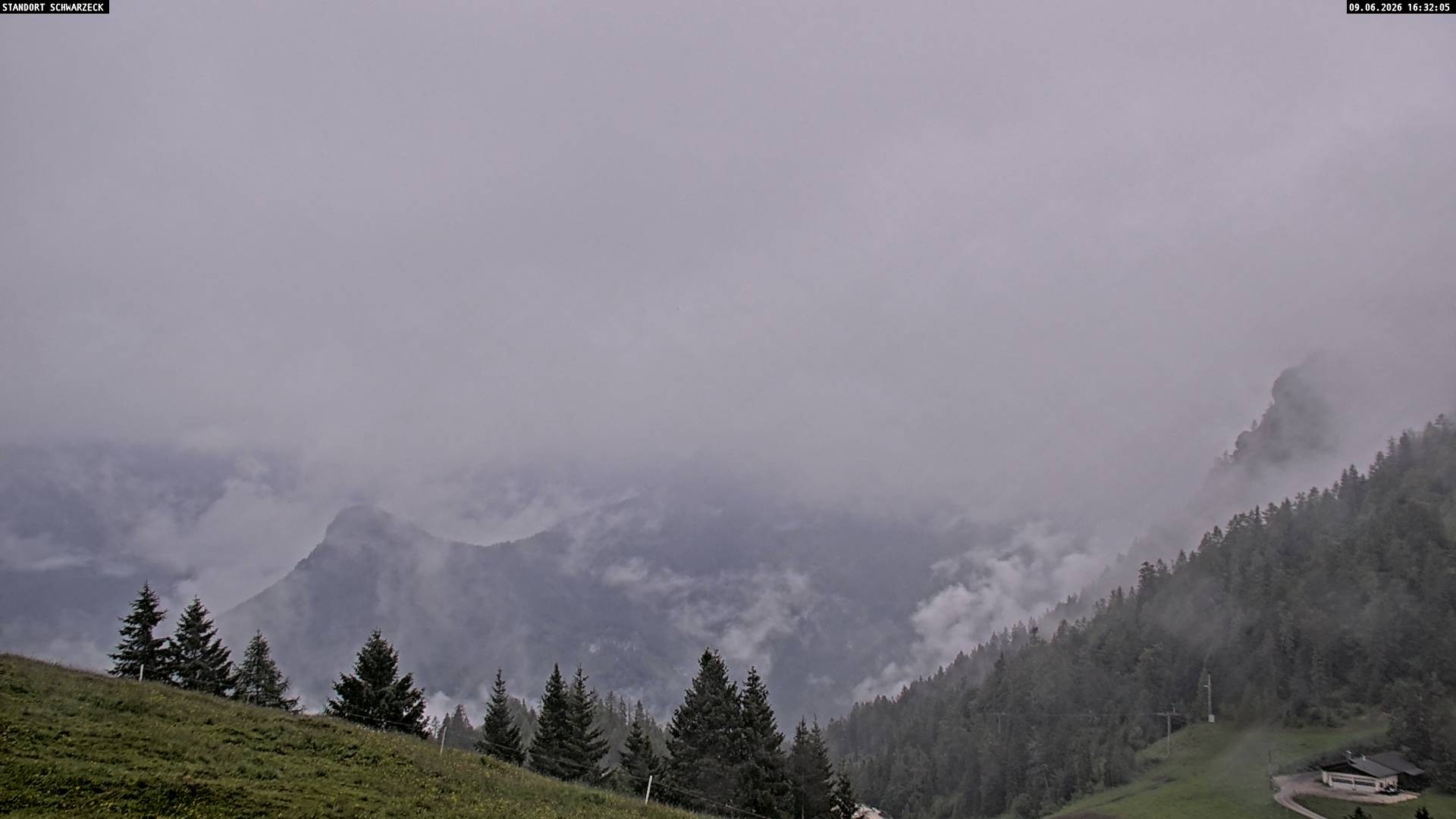 Archiv Foto Webcam Blick von Lofer auf die Berchtesgadener Alpen