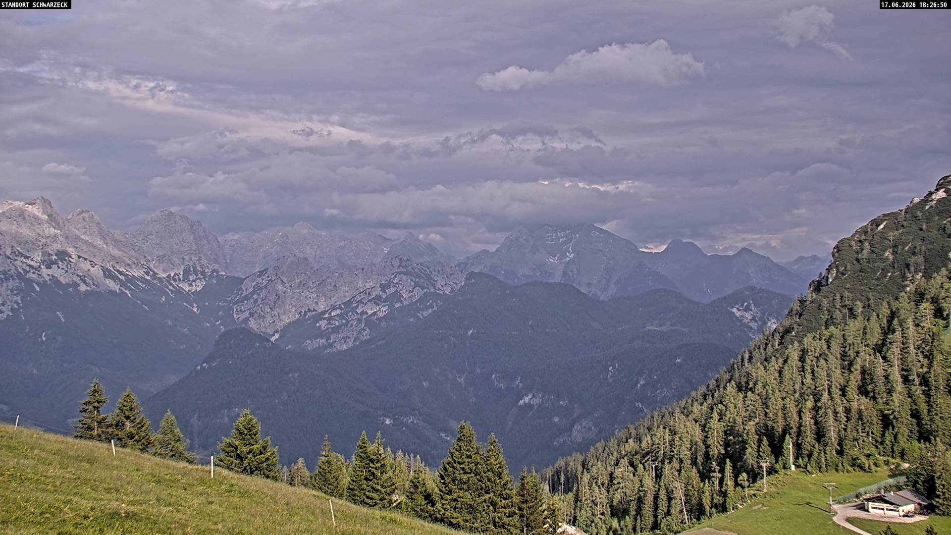 Archived image Webcam Alps of Berchtesgaden from Lofer, Tyrol