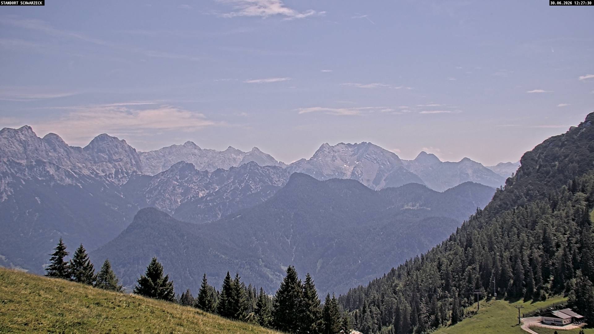 Archived image Webcam Alps of Berchtesgaden from Lofer, Tyrol