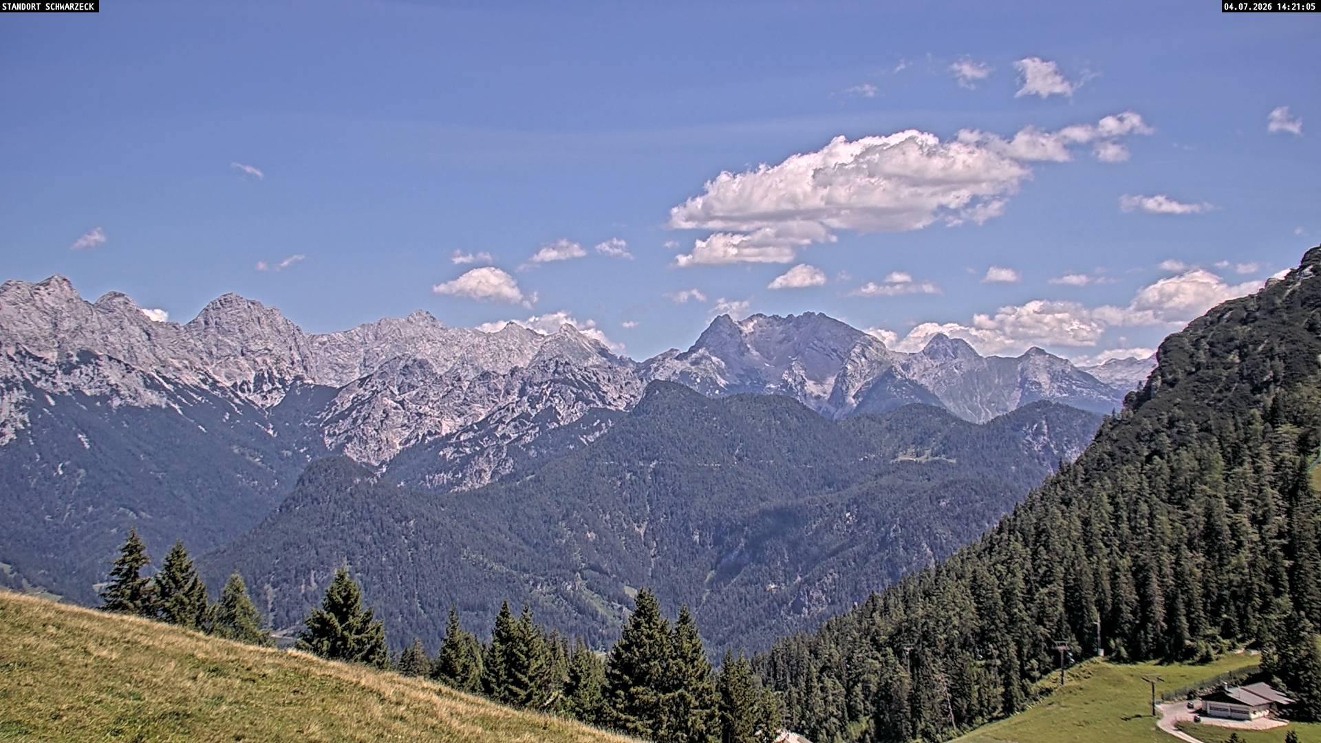 Archiv Foto Webcam Blick von Lofer auf die Berchtesgadener Alpen